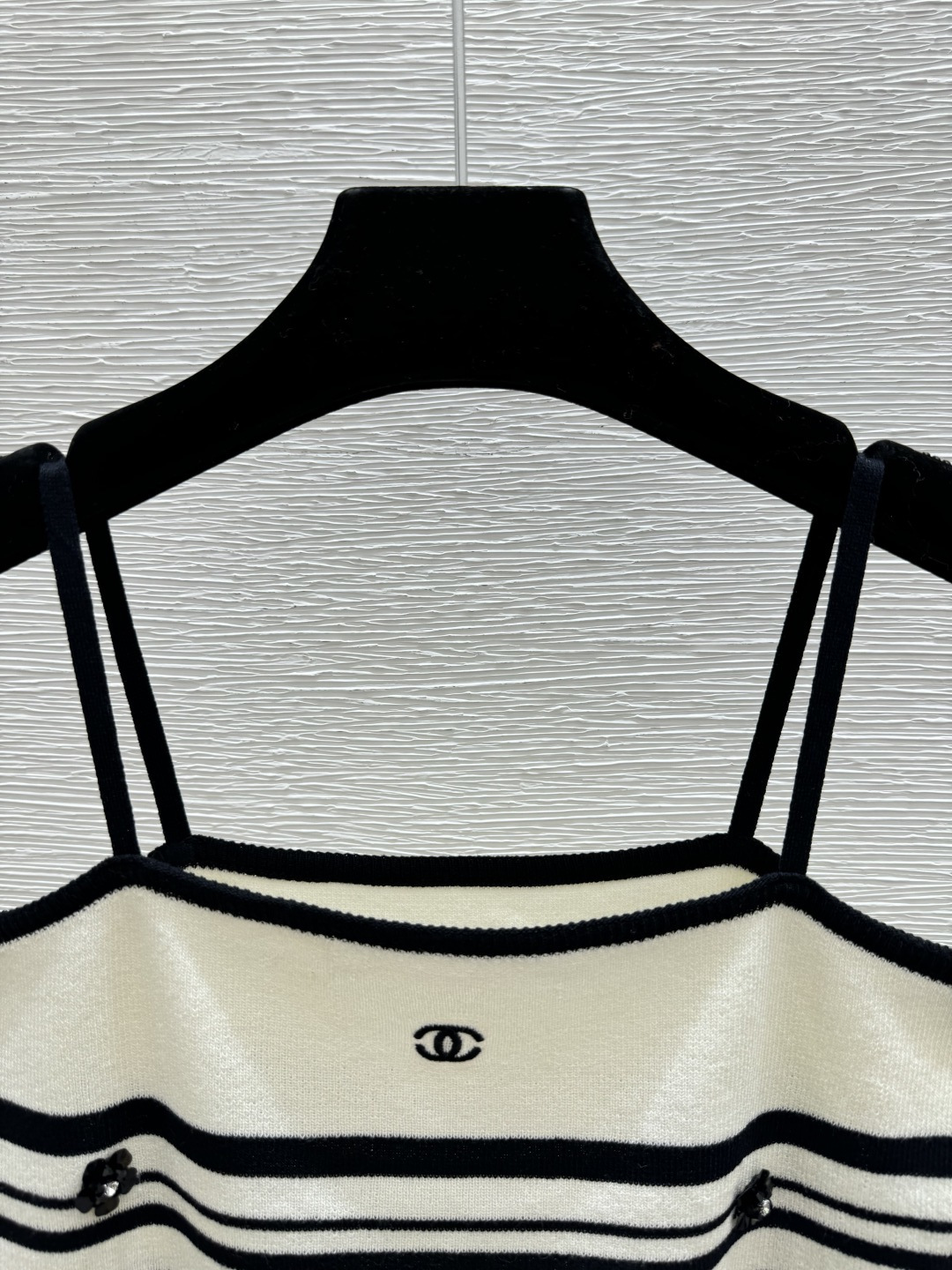 Chrome Hearts CH家 早春新款 撞色条纹钉珠针织吊带