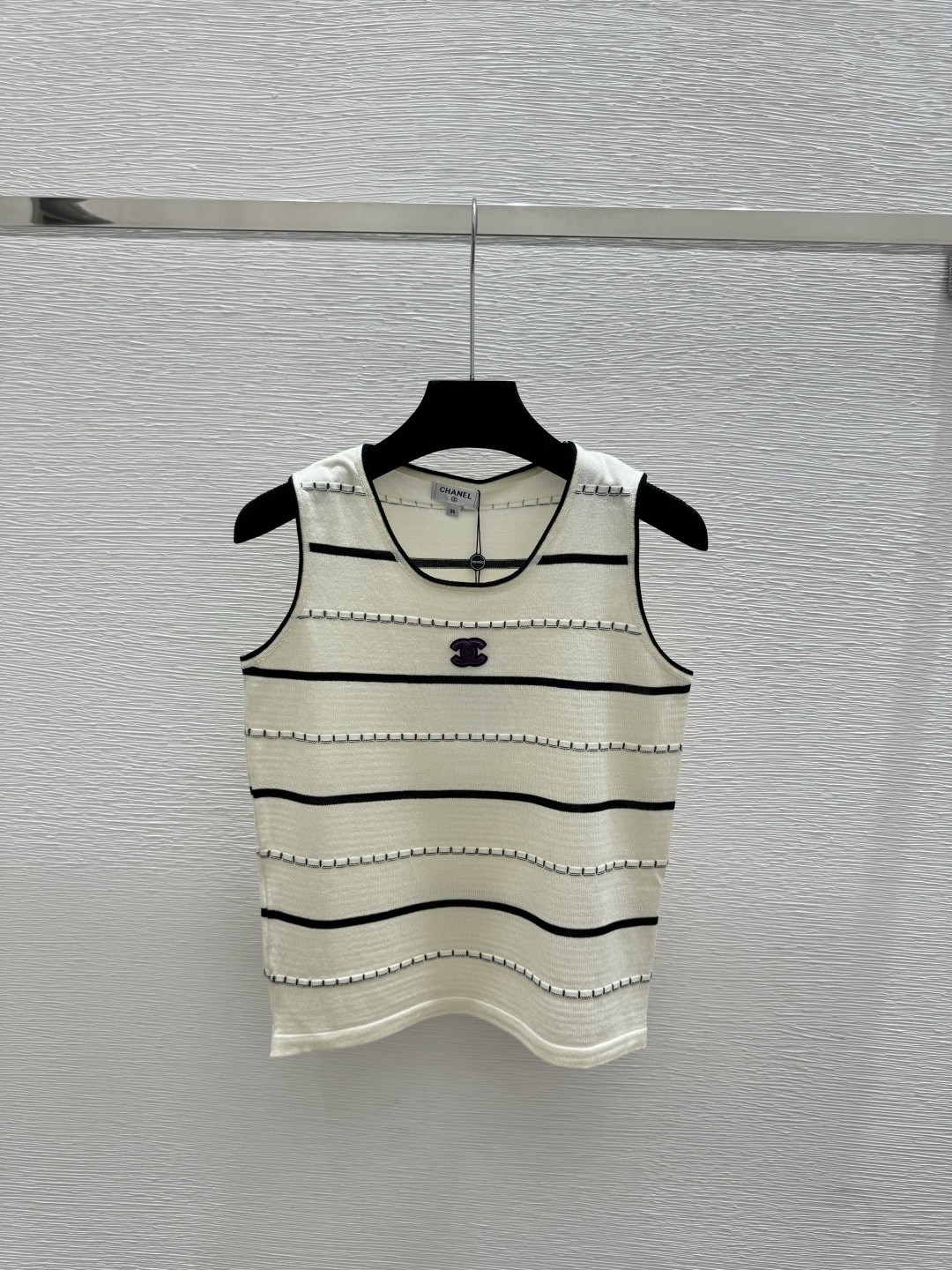Chrome Hearts CH家 早春新款 撞色条纹圆领针织背心