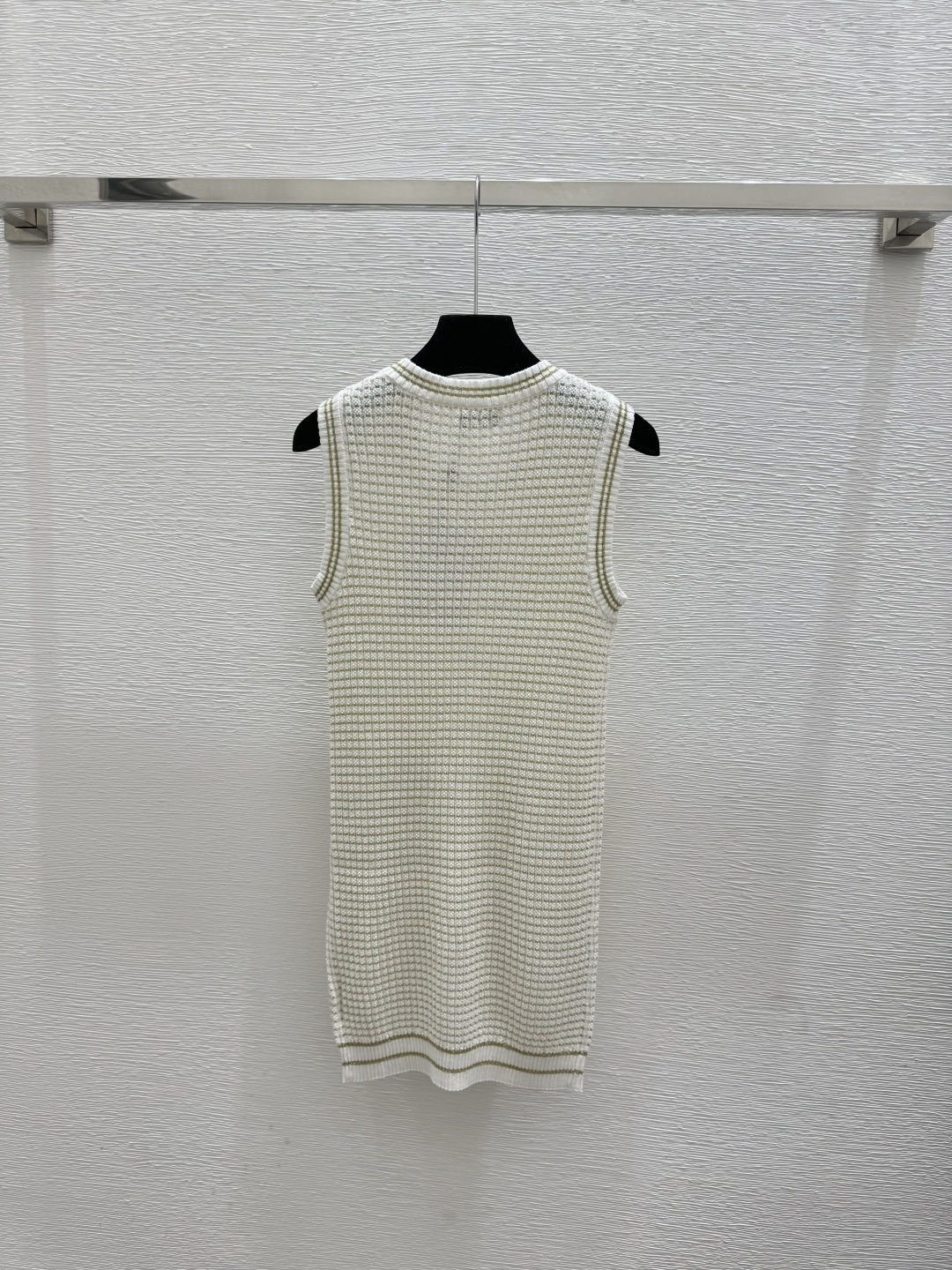 Chrome Hearts CH家 早春新款 撞色金银线圆领针织背心裙
