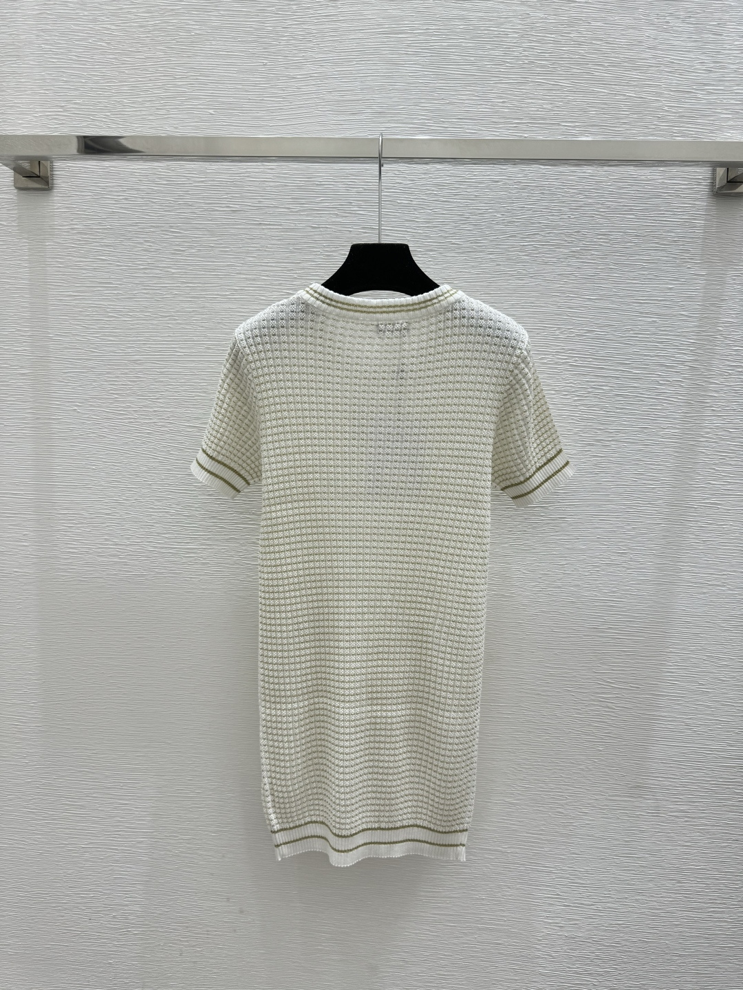 Chrome Hearts CH家 早春新款 撞色金银线圆领针织短袖裙