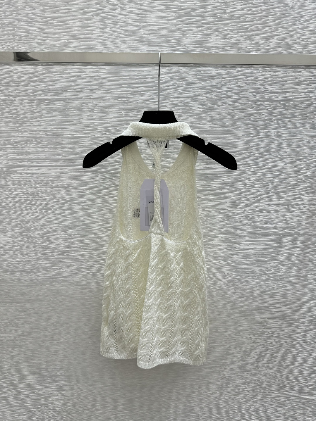 Chrome Hearts CH家 早春新款 撞色翻领镂空挂脖针织背心