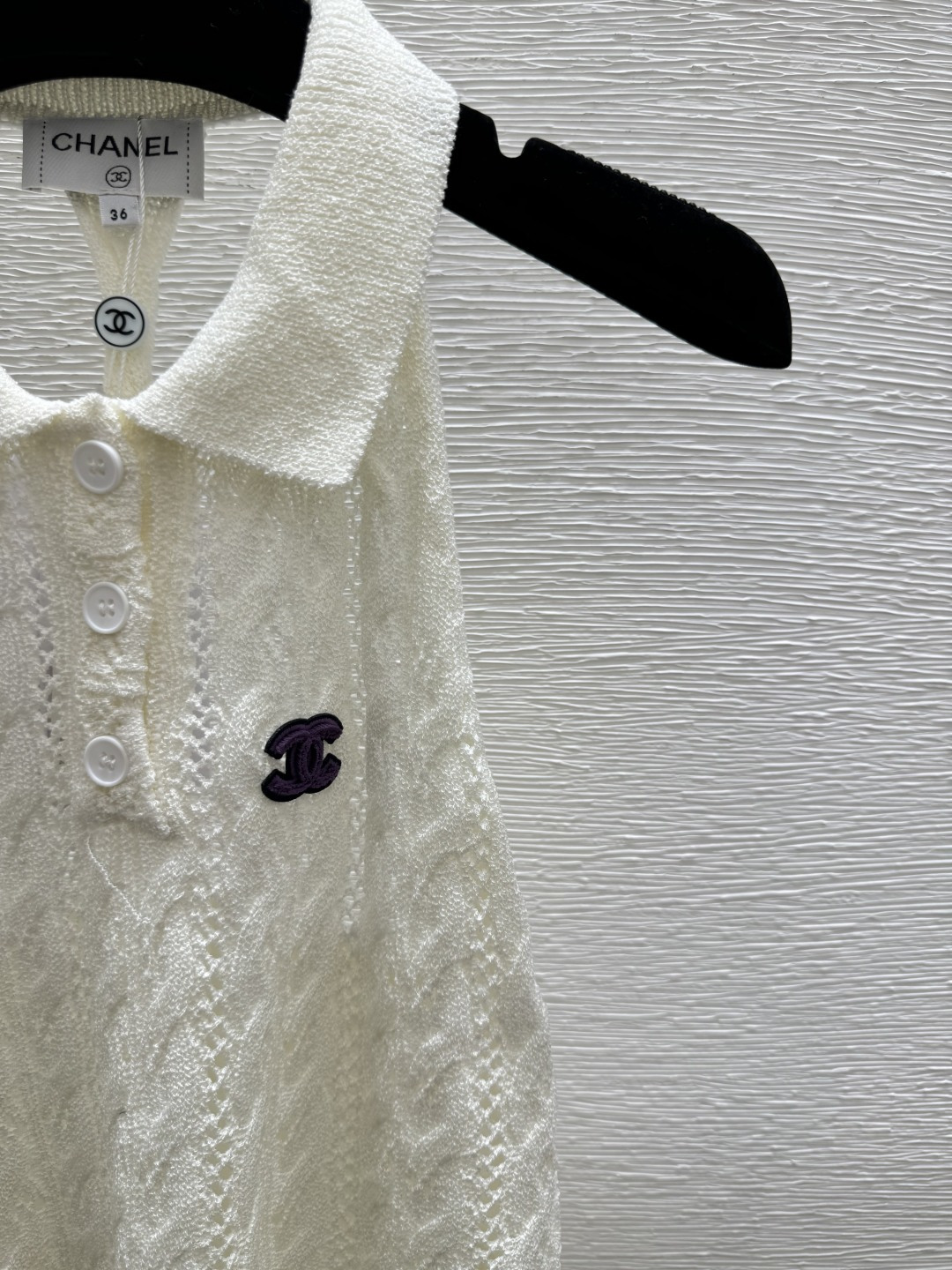 Chrome Hearts CH家 早春新款 撞色翻领镂空挂脖针织背心