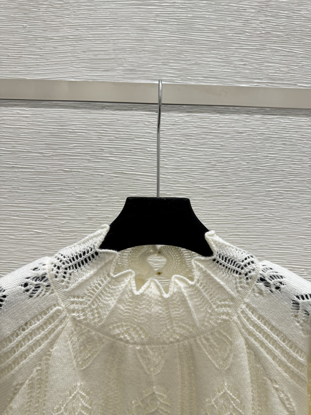 Chrome Hearts CH家 早春新款 纯色镂空高领针织长袖