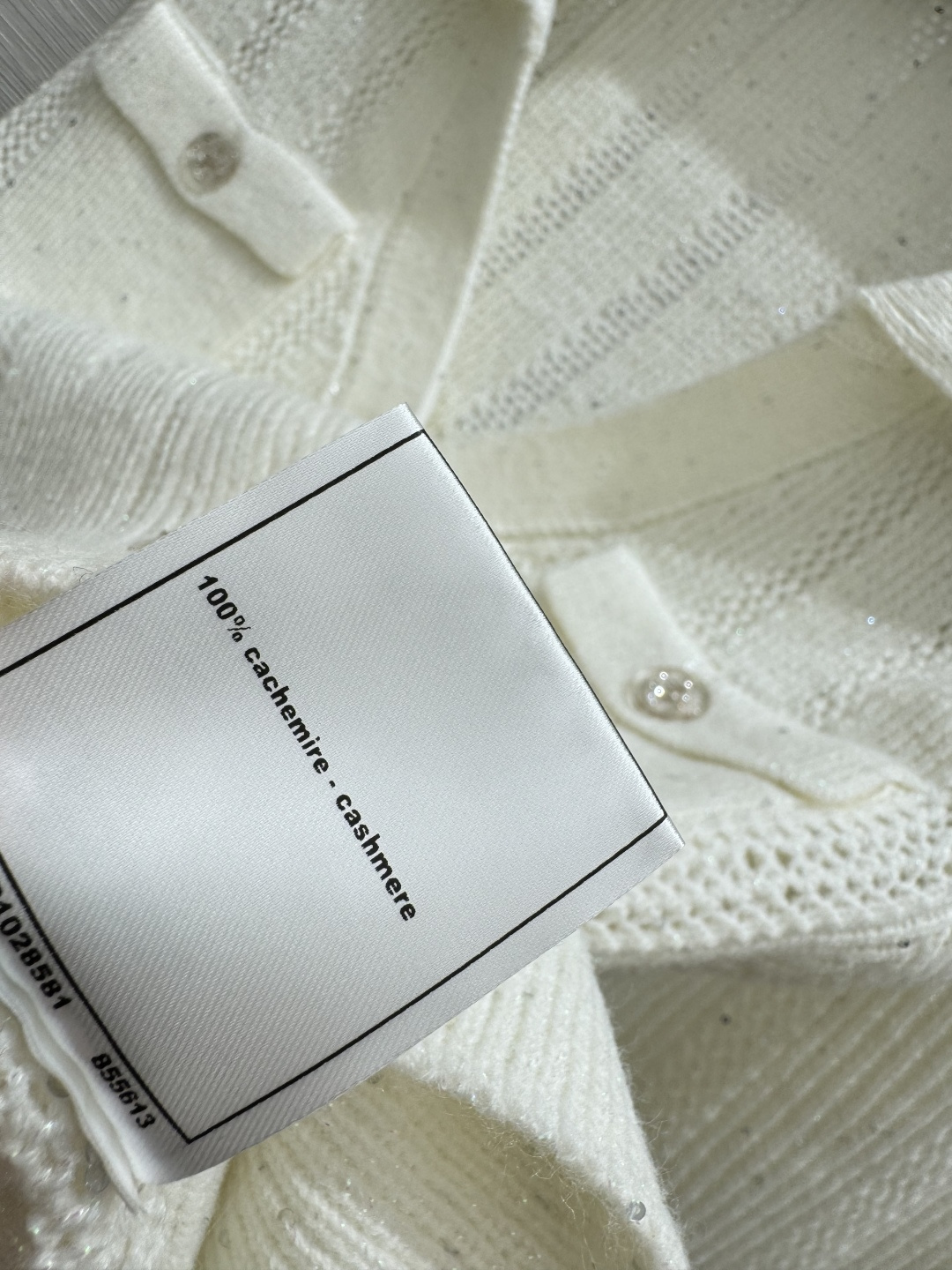 Chrome Hearts CH家 早春新款 纯色珠片翻领针织长袖开衫