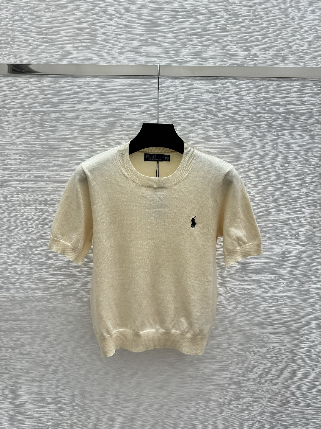 Ralph Lauren PO家 早春新款 纯色简约圆领针织短袖