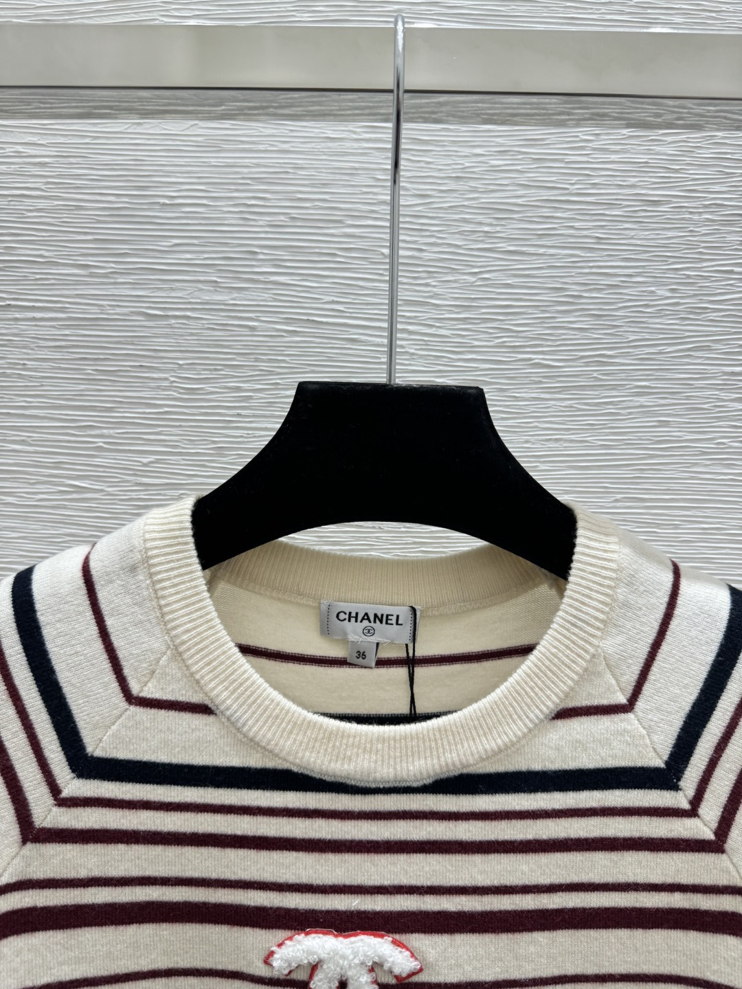 Chrome Hearts CH家 早春新款 撞色条纹圆领针织短袖