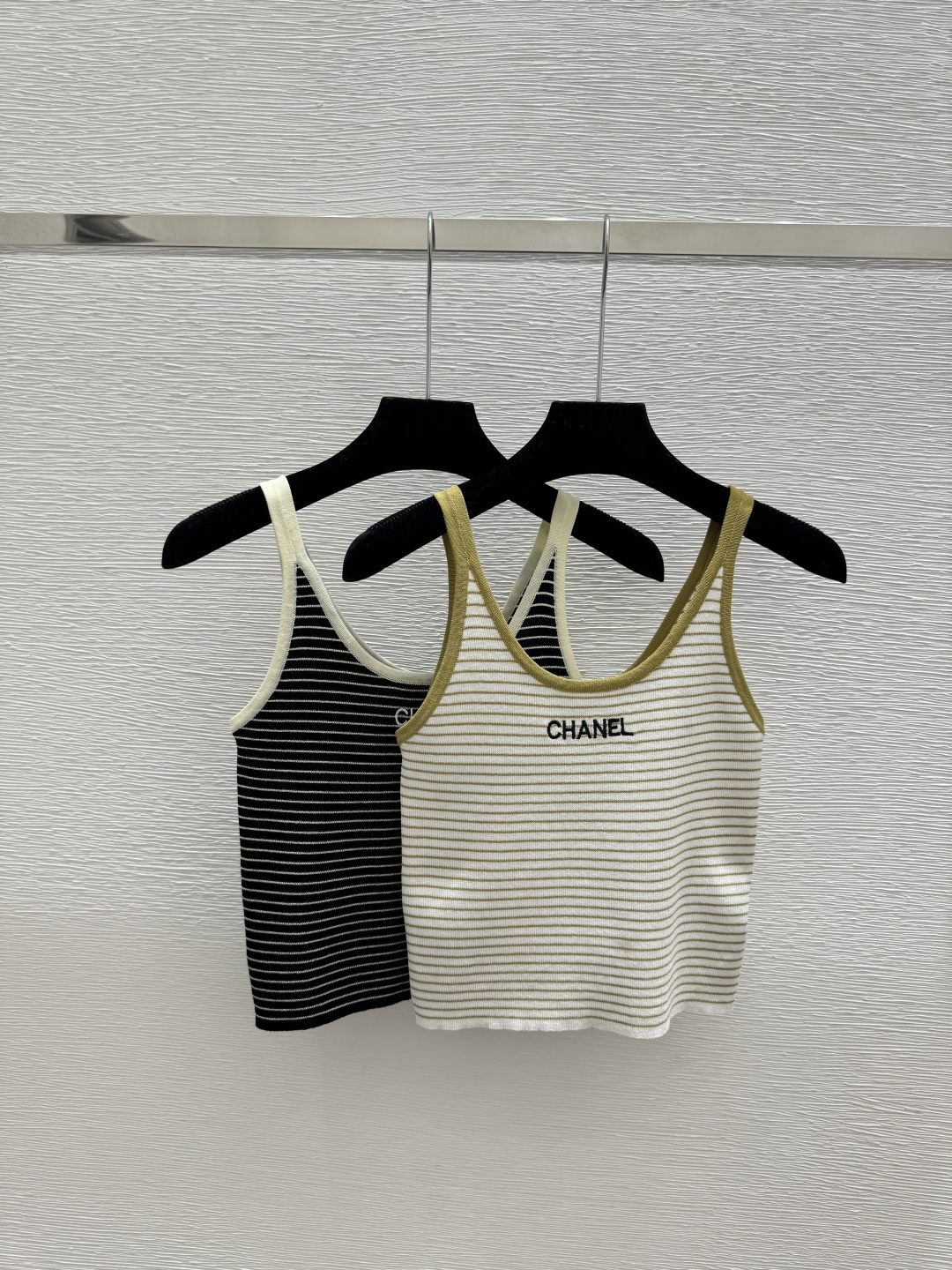 Chrome Hearts CH家 早春新款 撞色条纹字母针织吊带