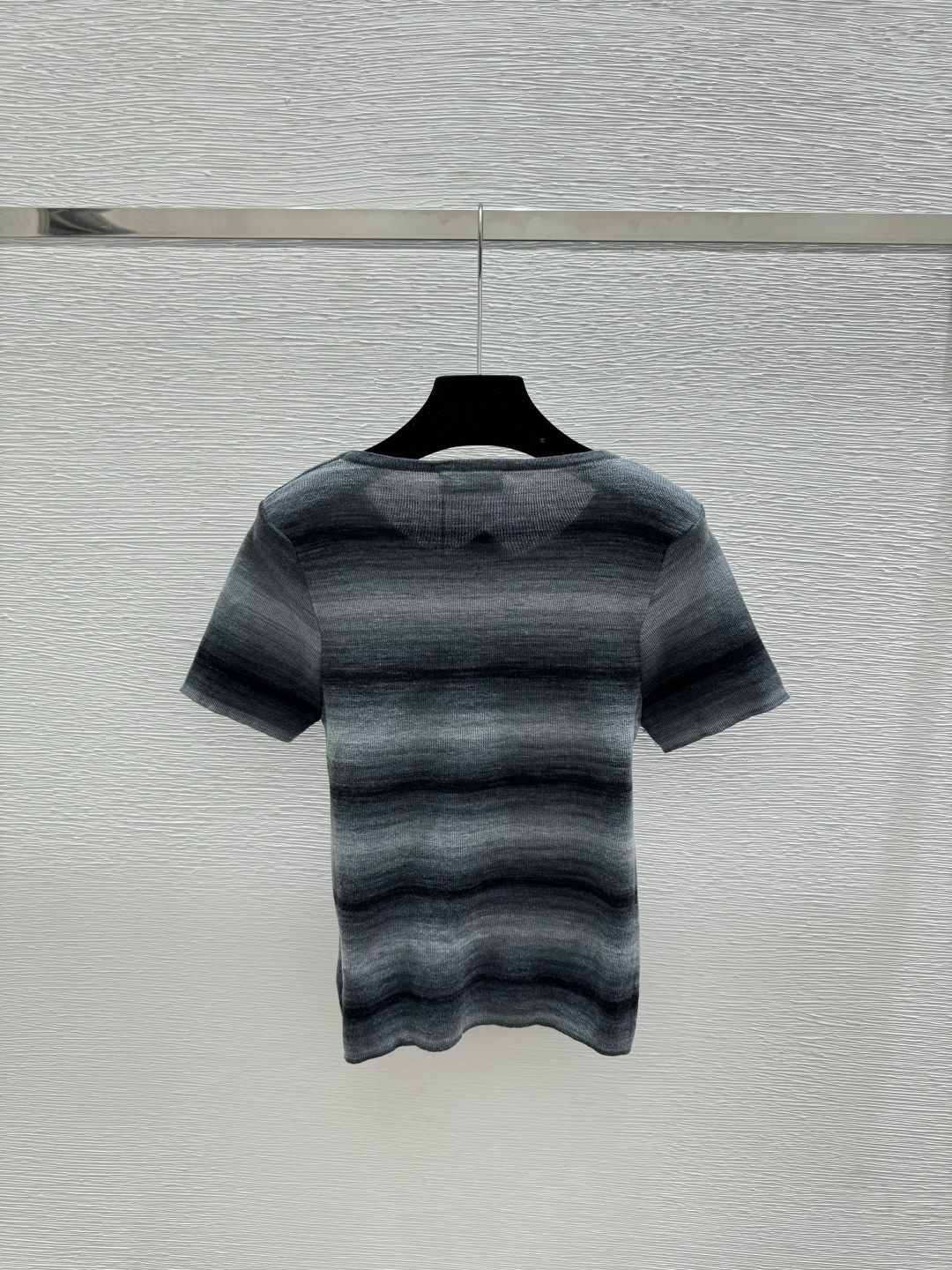 🆕M家🆕 早春新款 撞色简约圆领针织短袖颜色：黄色 灰色尺码：36.38.40