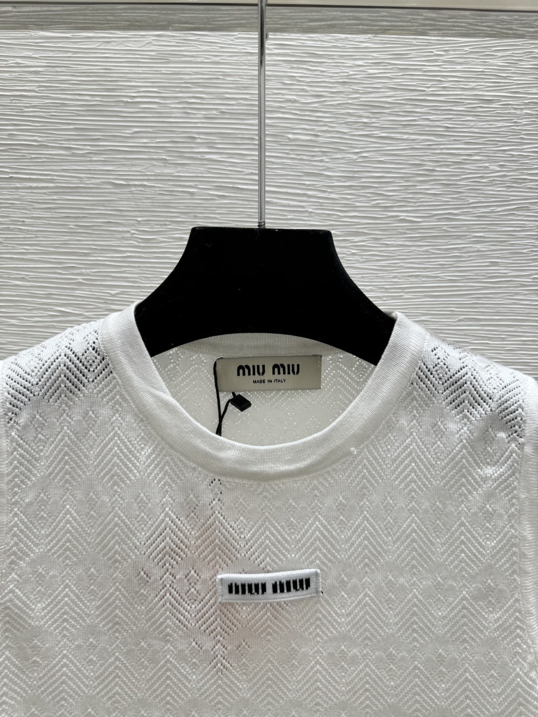 🆕M家🆕 早春新款 纯色镂空简约针织两件套(背心)颜色：白色 黄色 黑色尺码：36.38.40