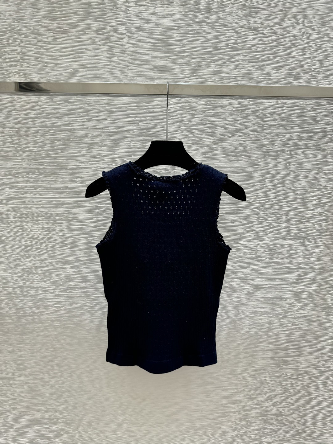 🆕M家🆕 早春新款 纯色简约圆领针织背心颜色：咖啡 宝蓝尺码：36.38.40