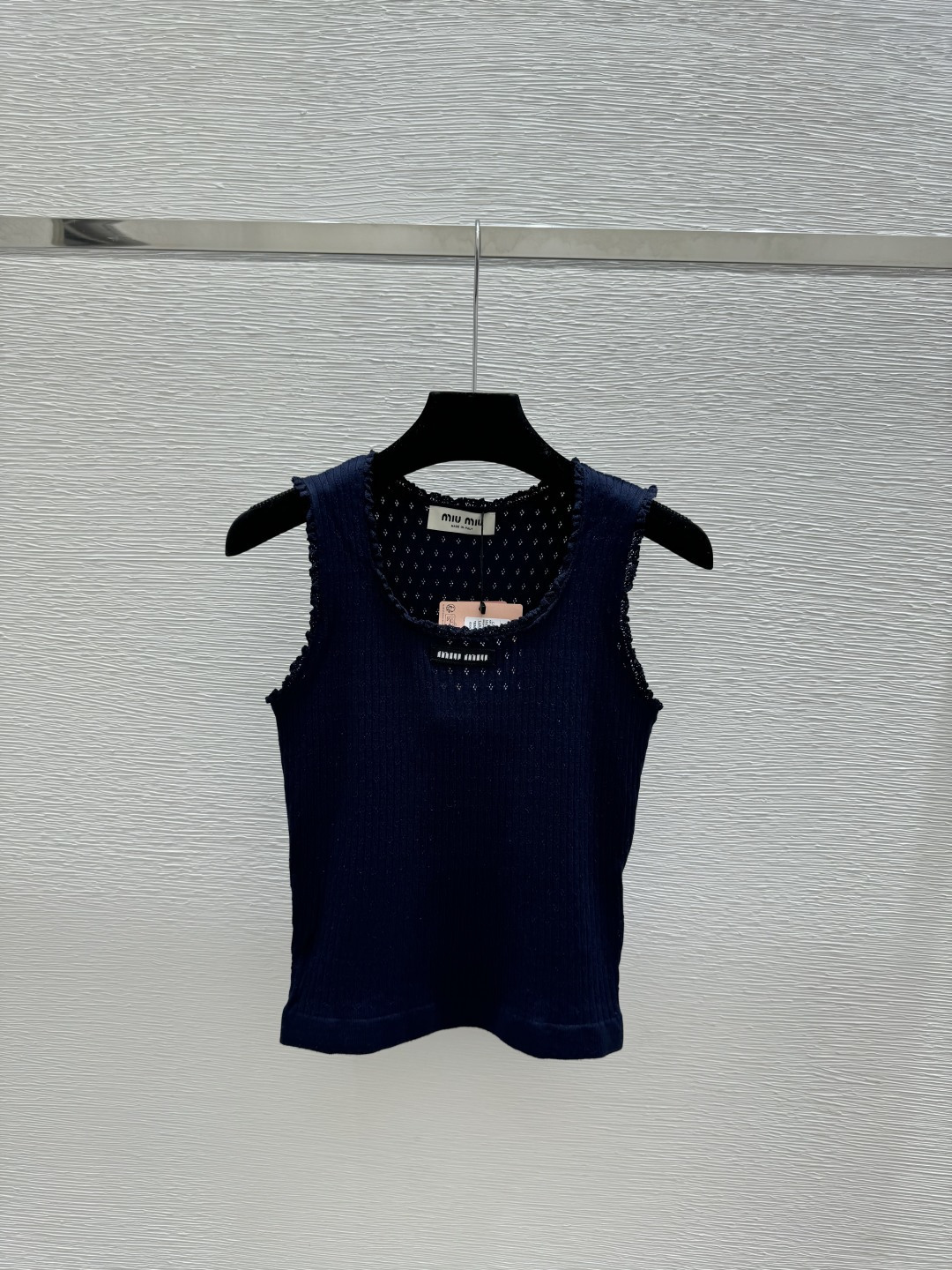 🆕M家🆕 早春新款 纯色简约圆领针织背心颜色：咖啡 宝蓝尺码：36.38.40