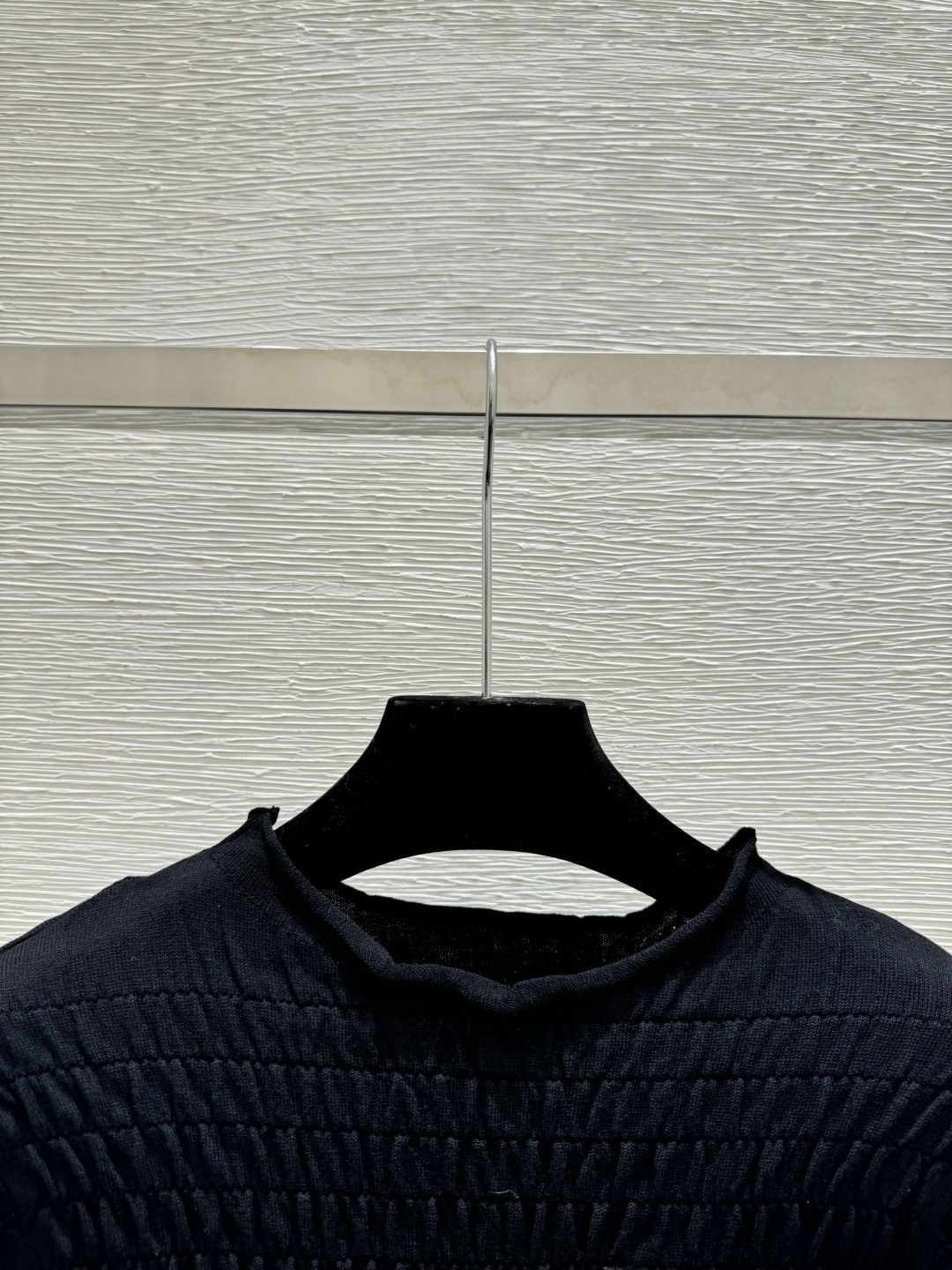 🆕M家🆕 早春新款 纯色简约针织短袖裙颜色：黑色尺码：36.38.40