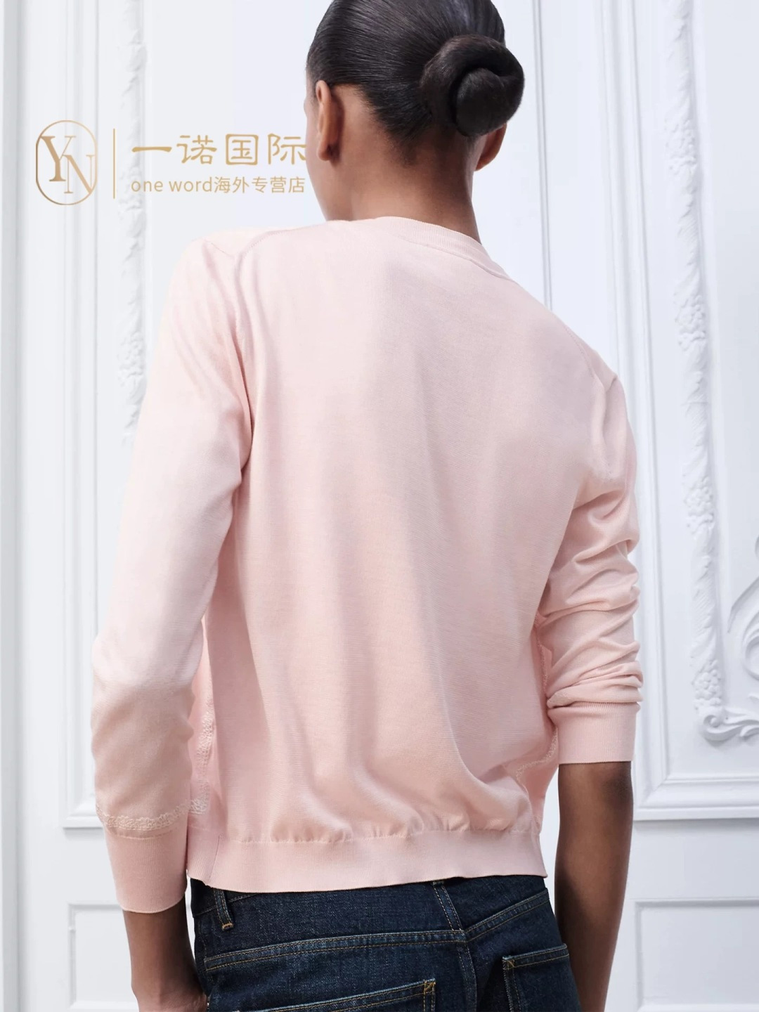 🆕D家🆕 春季新款 绣花针织开衫颜色：粉色 宝蓝色尺码：36.38.40