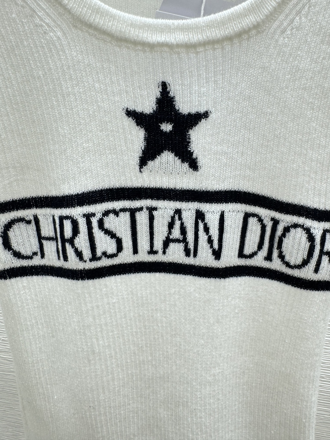 🆕D家🆕 春夏季新款 字母五角星针织背心颜色：宝蓝色 白色 灰色尺码：36.38.40