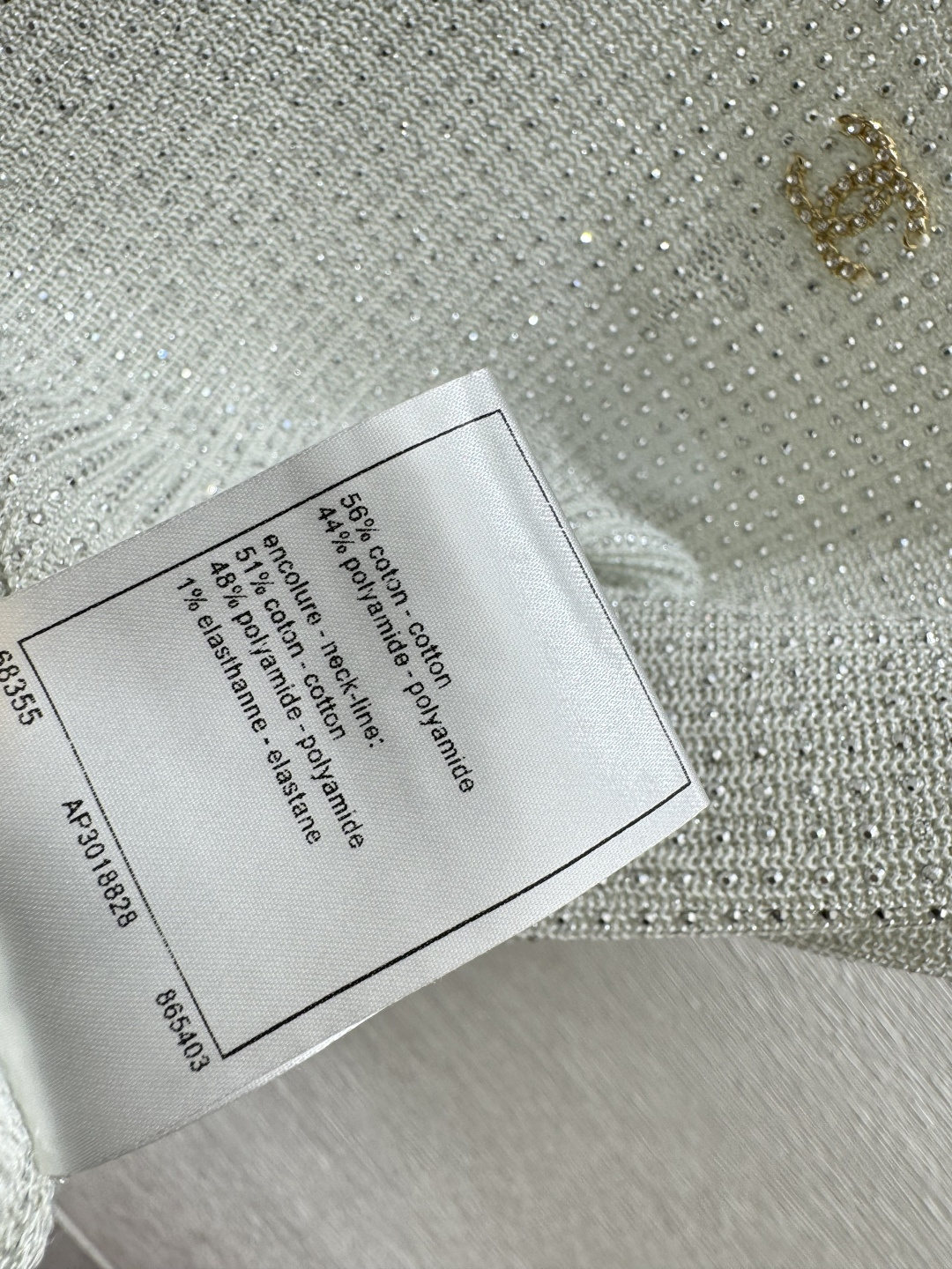 🆕CH家🆕 早春新款 纯色烫钻圆领针织背心颜色：绿色 卡其尺码：36.38.40