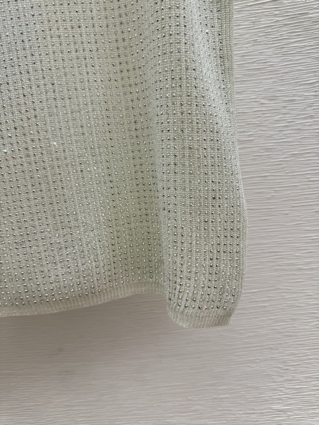 🆕CH家🆕 早春新款 纯色烫钻圆领针织背心颜色：绿色 卡其尺码：36.38.40