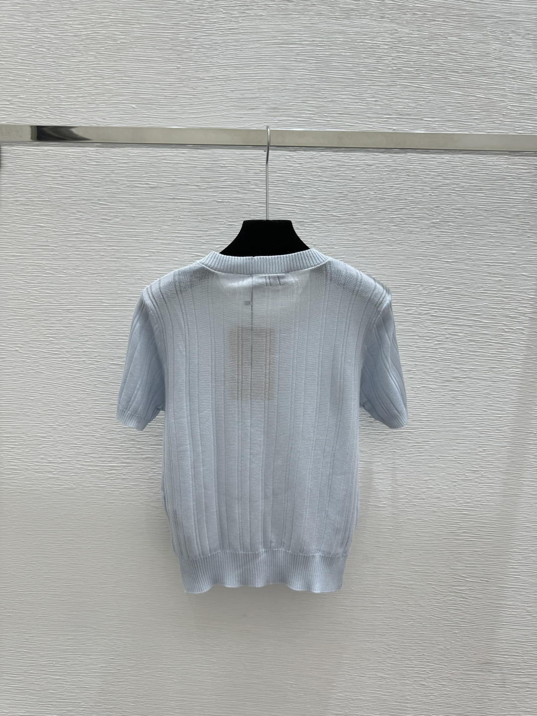 🆕M家🆕 早春新款 撞色假两件圆领针织短袖颜色：黄色 蓝色尺码：36.38.40