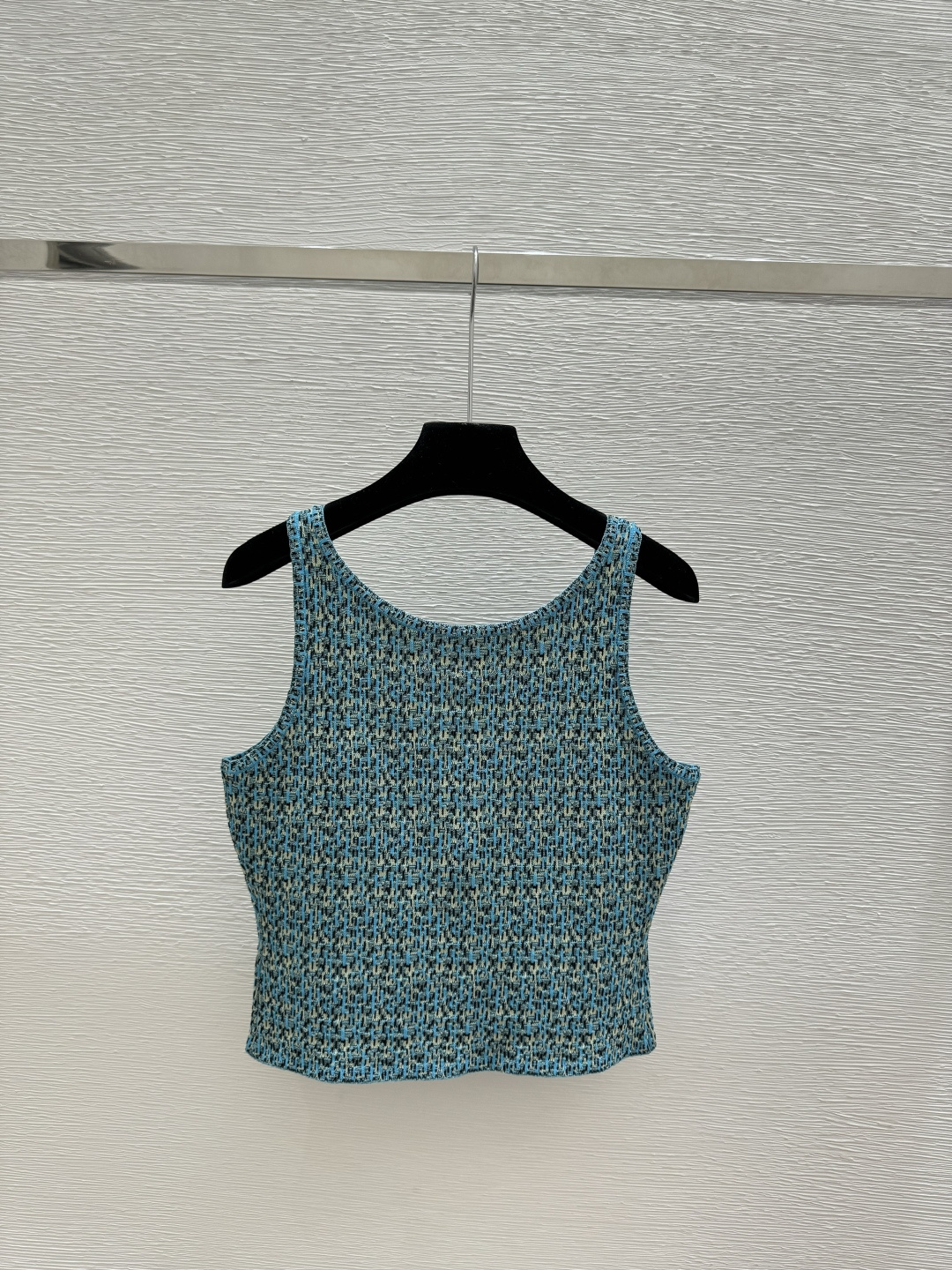 🆕CH家🆕 早春新款 撞色简约圆领针织背心颜色：蓝色尺码：36.38.40