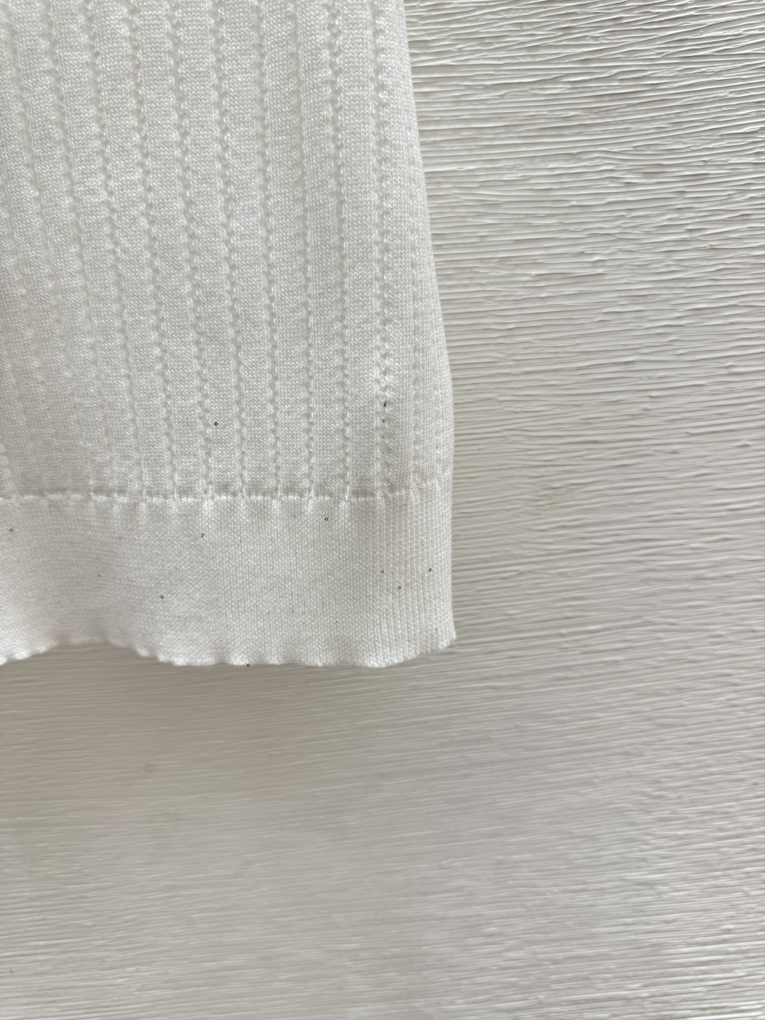 🆕BC家🆕 早春新款 纯色镂空圆领针织短袖颜色：白色 粉色 蓝色尺码：36.38.40