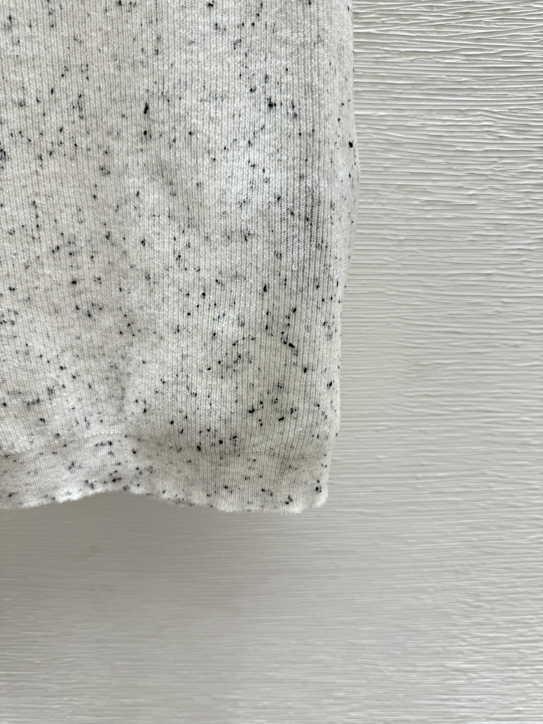 🆕M家🆕 早春新款 撞色点点翻领针织短袖颜色：白色 灰色尺码：36.38.40