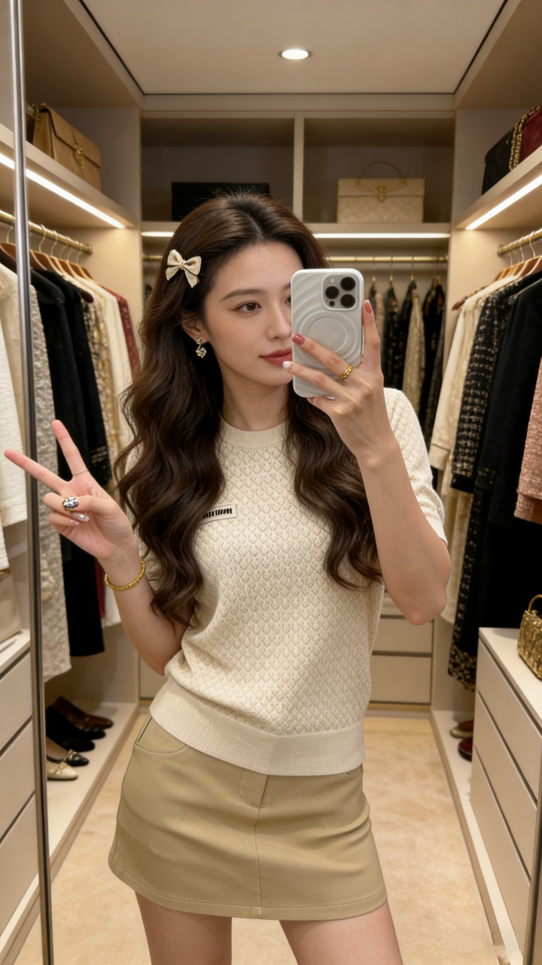 🆕M家🆕 早春新款 纯色简约镂空圆领针织短袖颜色：白色 蓝色 宝蓝尺码：36.38.40