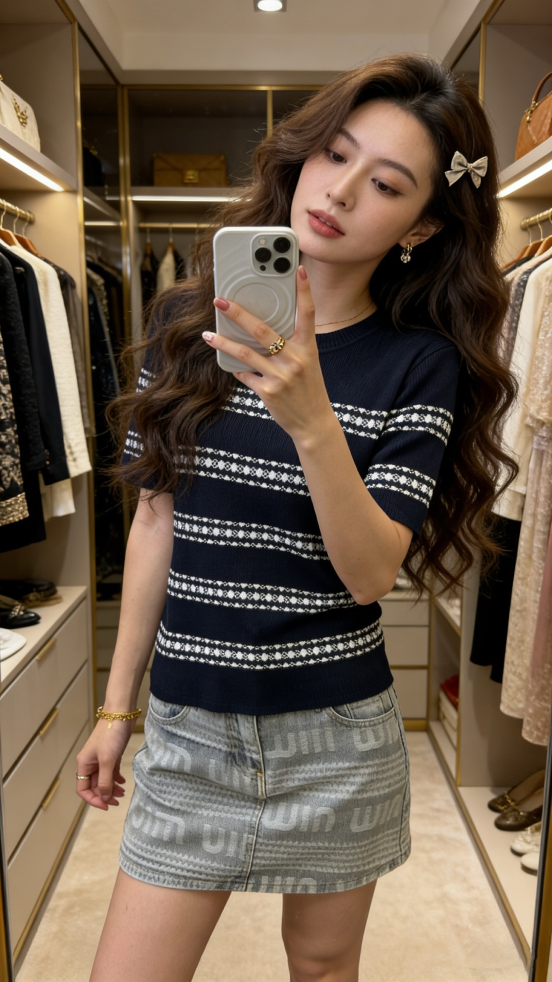 🆕L家🆕 早春新款 撞色条纹圆领针织短袖颜色：蓝色 宝蓝 黑色尺码：36.38.40