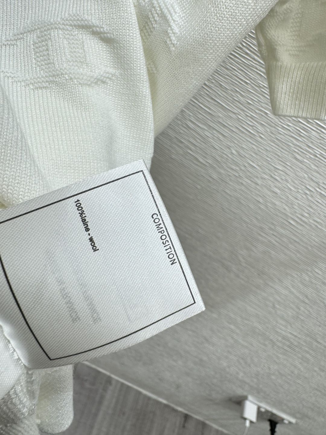 🆕CH家🆕 早春新款 纯色提花圆领针织短袖颜色：白色 蓝色 宝蓝尺码：36.38.40