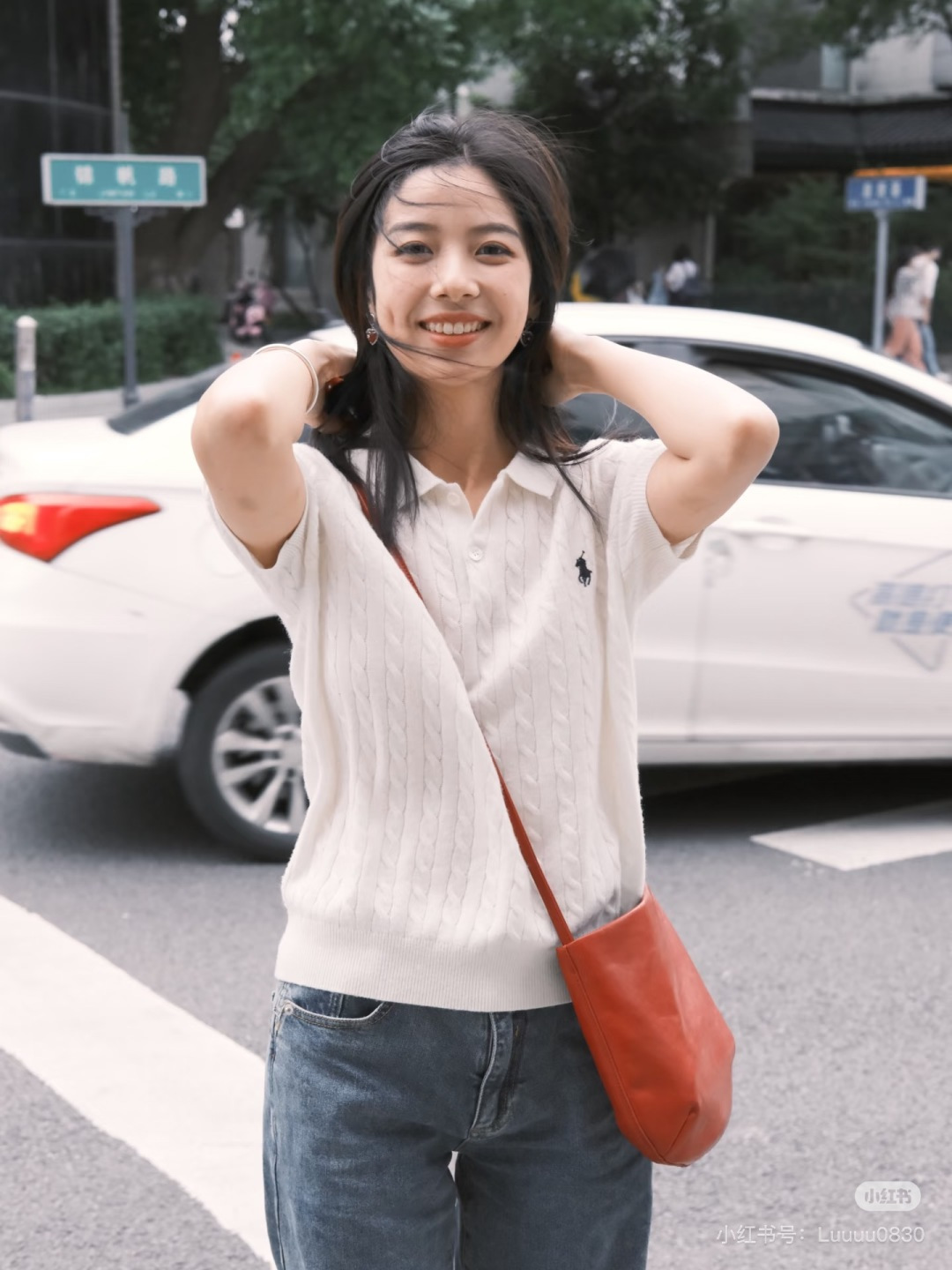 🆕PO家🆕 春夏新款 撞色翻领简约针织短袖颜色：白色 粉色 蓝色 绿色 黄色 灰色 墨绿 宝蓝尺码：36