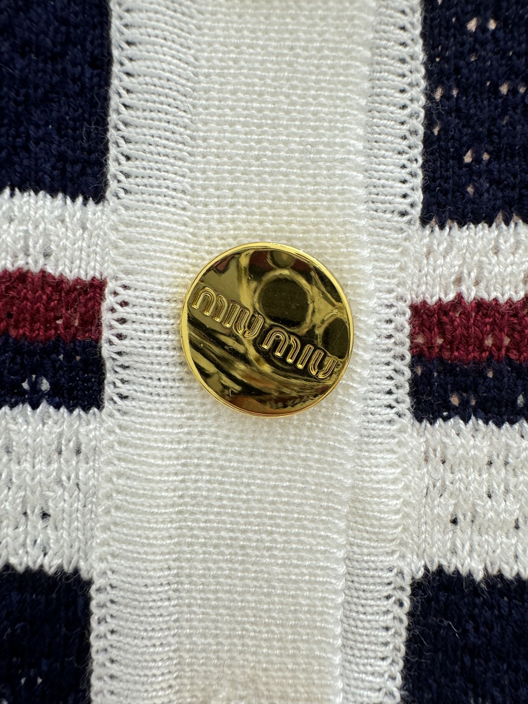 🆕M家🆕 春夏新款 撞色条纹翻领针织短袖颜色：宝蓝尺码：36.38.40