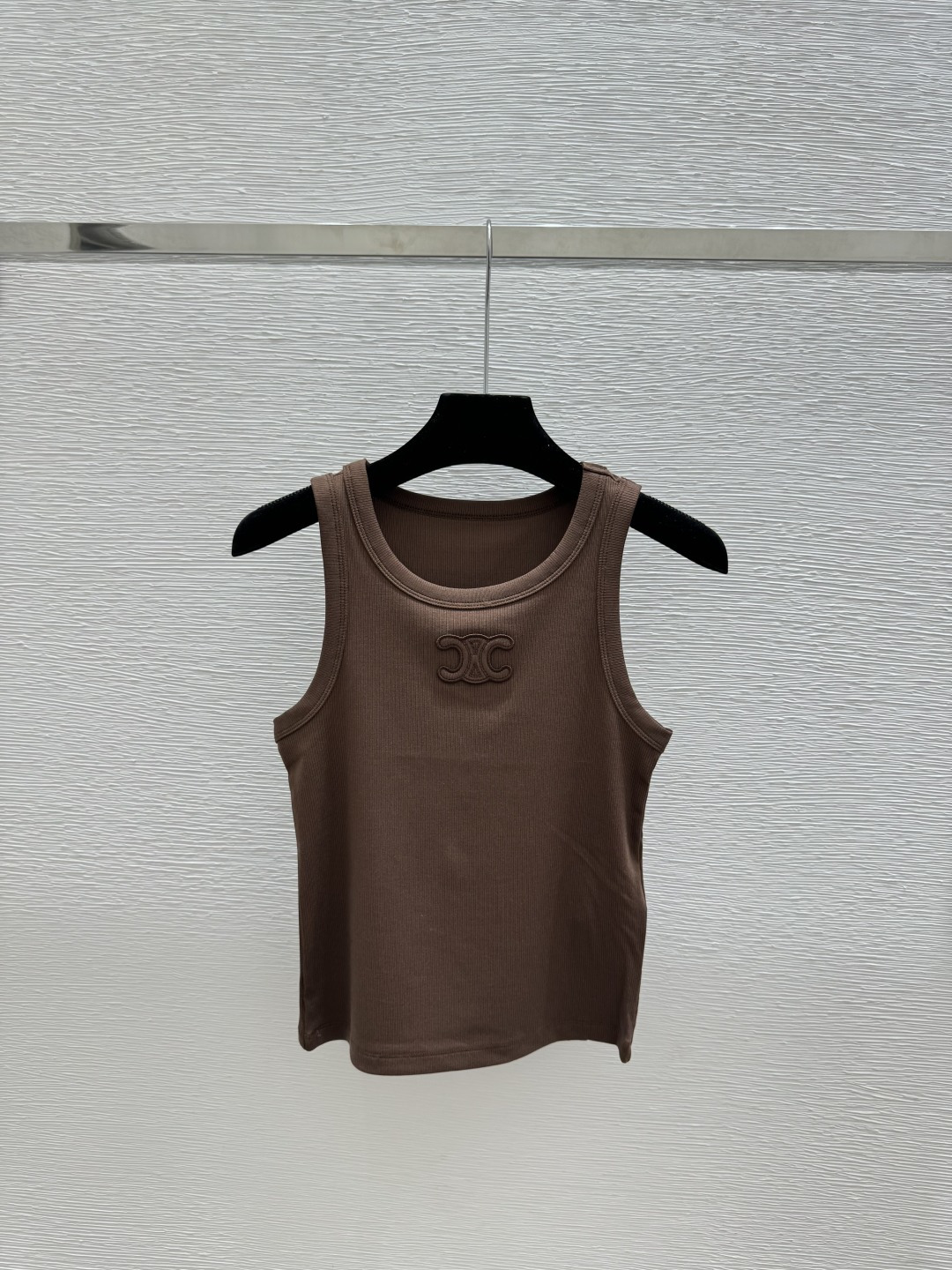 🆕CE家🆕 春夏新款 纯色简约圆领背心颜色：白色 粉色 咖啡尺码：36.38.40