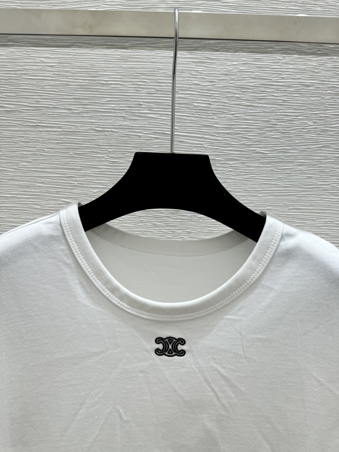 🆕CE家🆕 春夏新款 纯色简约圆领短袖颜色：白色 灰色尺码：36.38.40