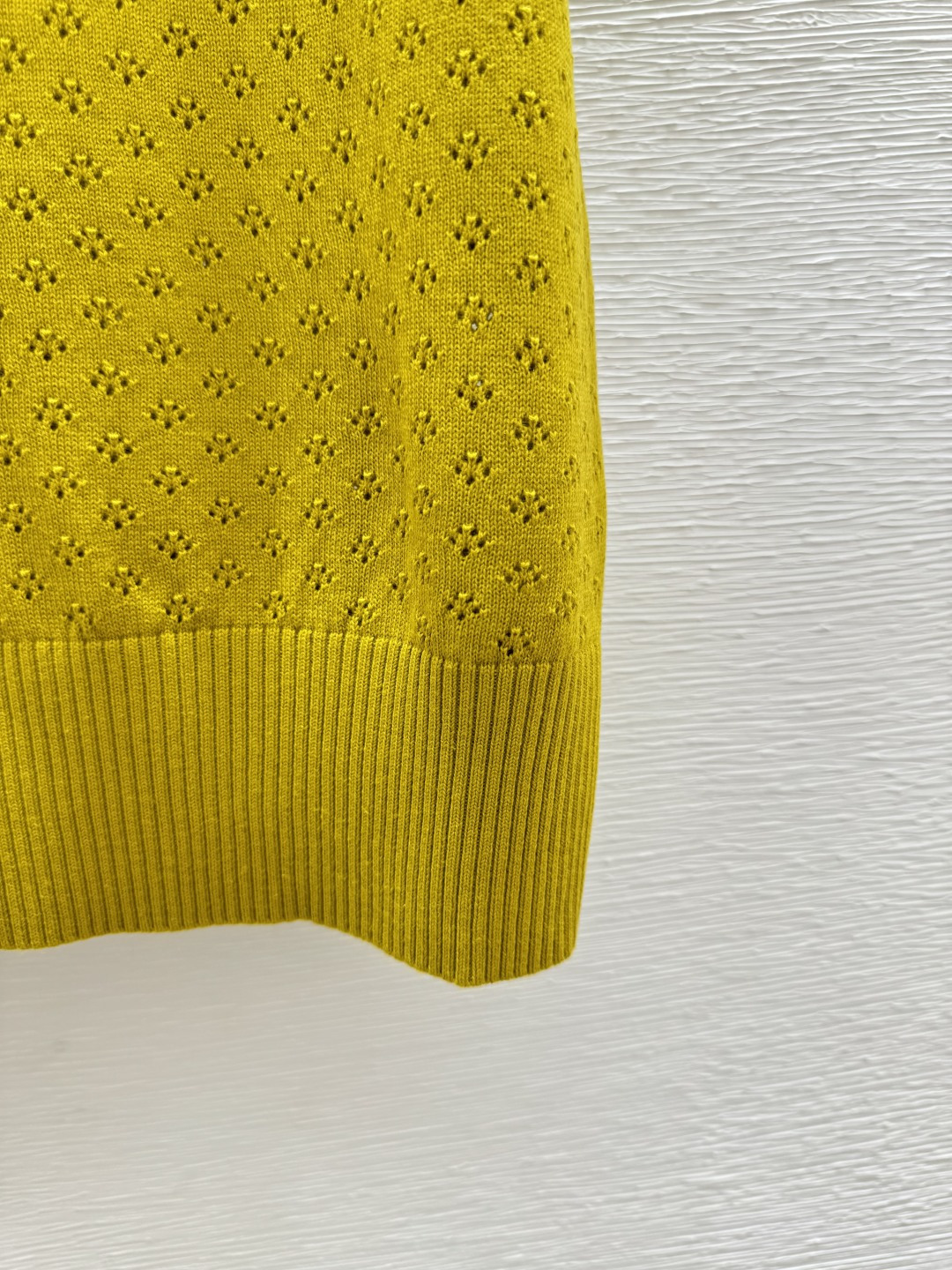 🆕M家🆕 春夏新款 撞色翻领镂空针织短袖颜色：绿色 灰色 咖啡尺码：36.38.40