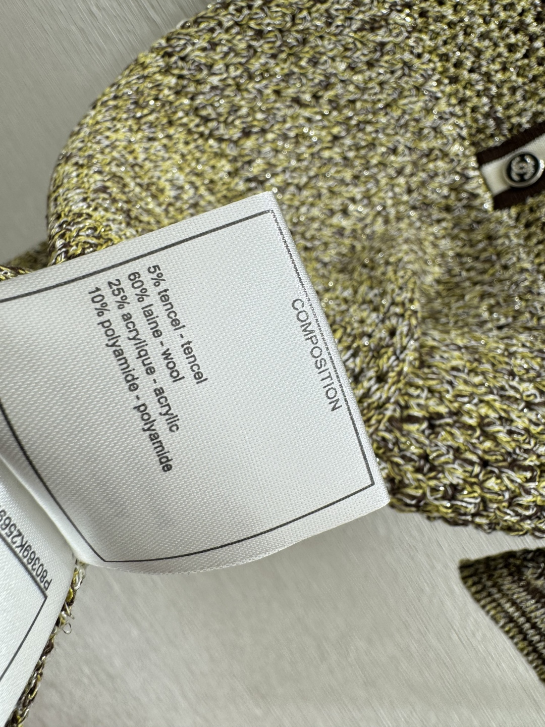 🆕CH家🆕 春夏新款 撞色翻领镂空针织短袖颜色：绿色尺码：36.38.40