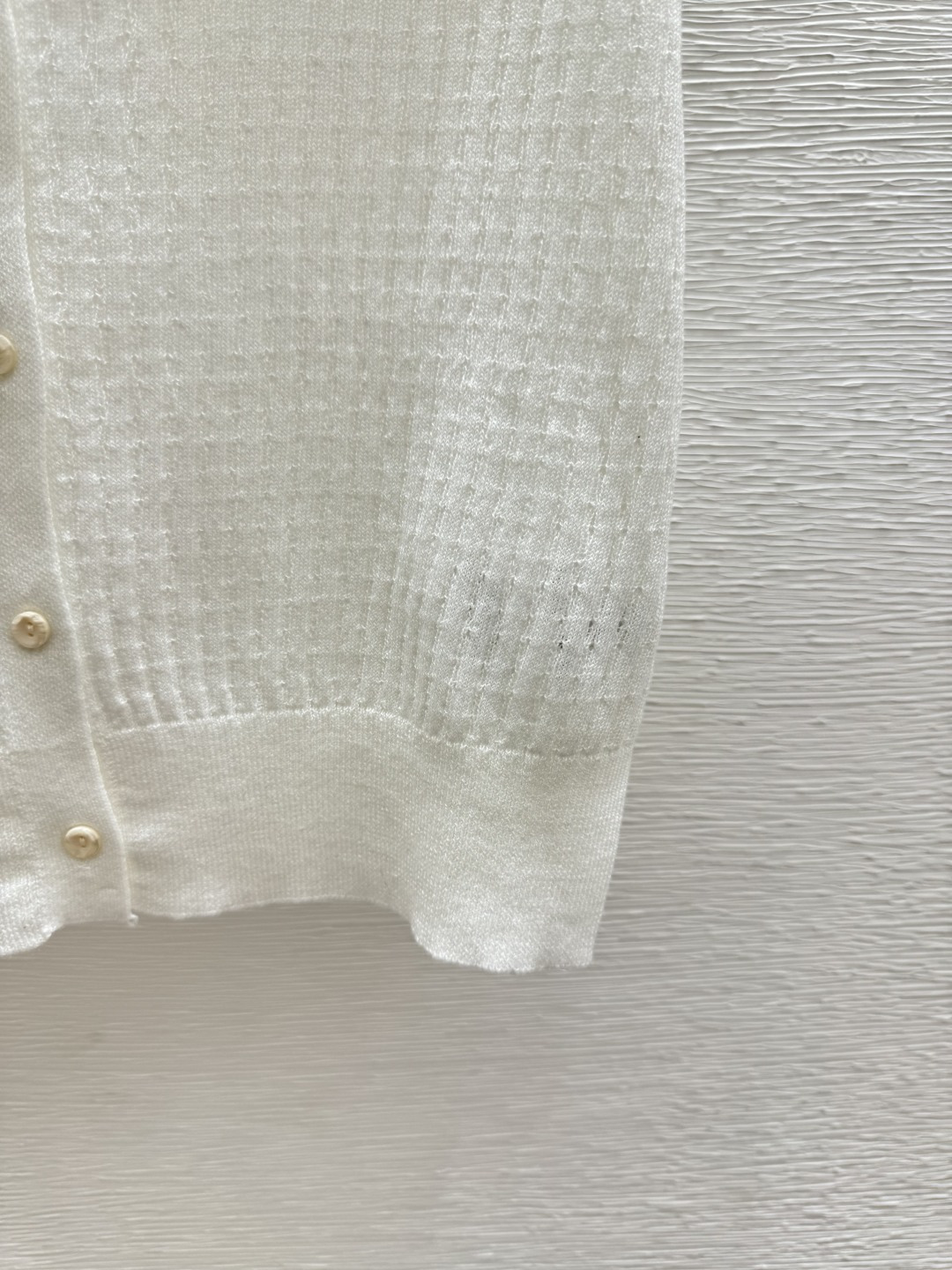 🆕M家🆕 春夏新款 纯色海军领针织短袖开衫颜色：白色 蓝色尺码：36.38.40