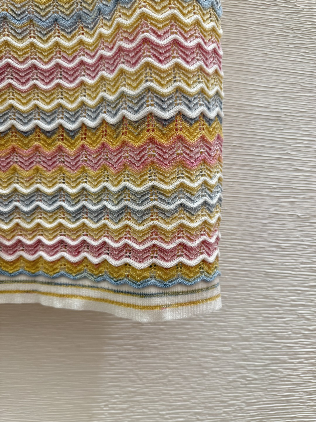 🆕CH家🆕 春夏新款 撞色条纹圆领针织短袖裙颜色：粉色 蓝色 红色尺码：36.38.40