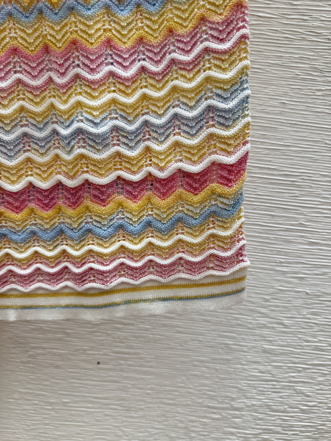 🆕CH家🆕 春夏新款 撞色条纹圆领针织背心裙颜色：粉色 蓝色 红色尺码：36.38.40