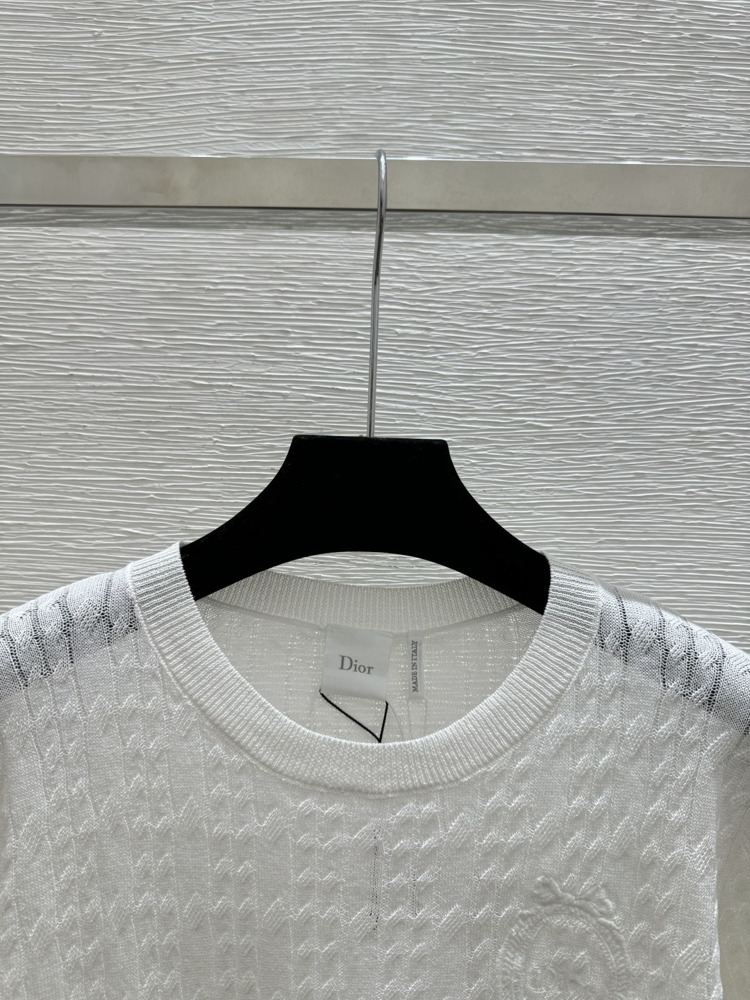 🆕D家🆕 春夏新款 纯色简约圆领针织短袖颜色：白色 粉色 宝蓝尺码：36.38.40