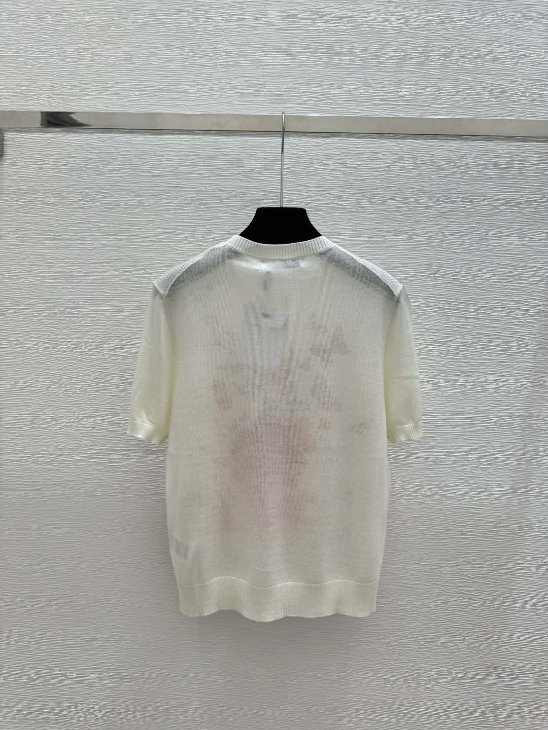 🆕D家🆕 春夏新款 撞色蝴蝶花卉圆领针织短袖颜色：红色 蓝色 绿色尺码：36.38.40