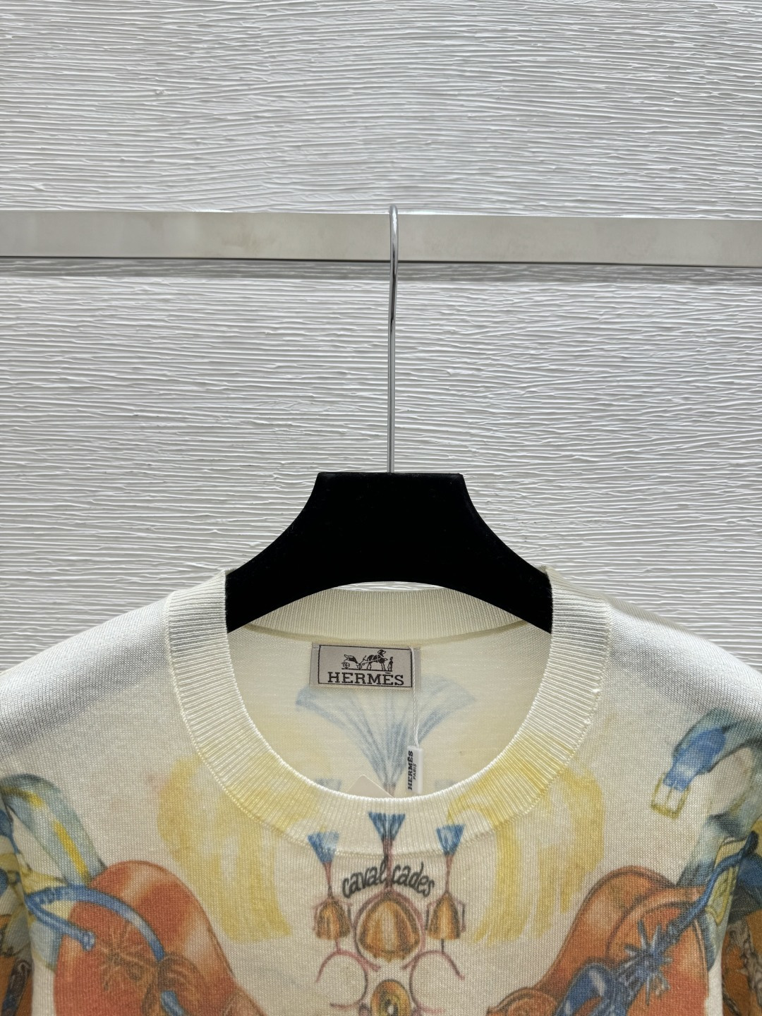 🆕HE家🆕 春夏新款 撞色简约圆领针织短袖颜色：黄色 蓝色尺码：36.38.40