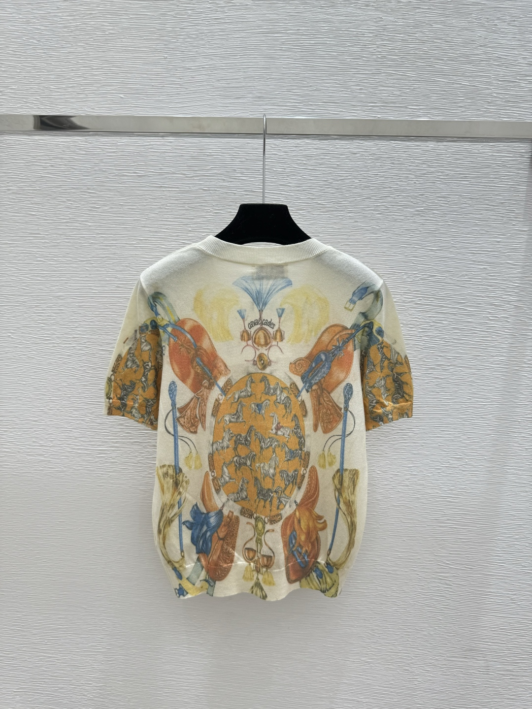 🆕HE家🆕 春夏新款 撞色简约圆领针织短袖颜色：黄色 蓝色尺码：36.38.40