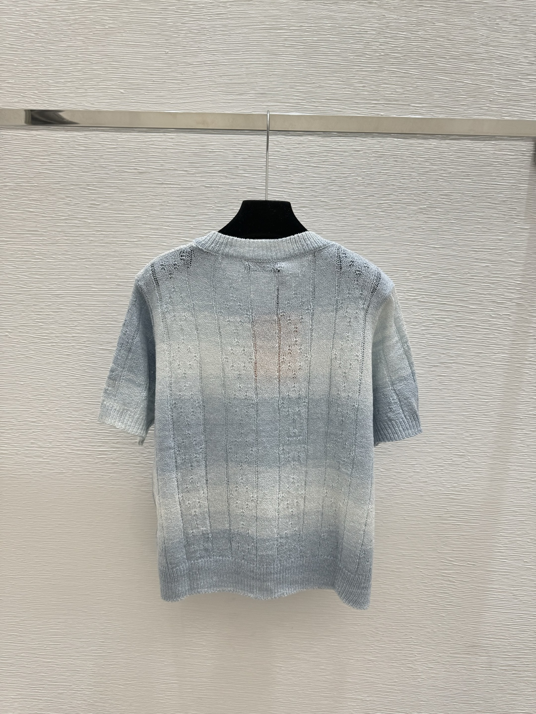 🆕M家🆕 春夏新款 撞色蝴蝶结钉珠圆领针织短袖开衫颜色：黄色 蓝色尺码：36.38.40