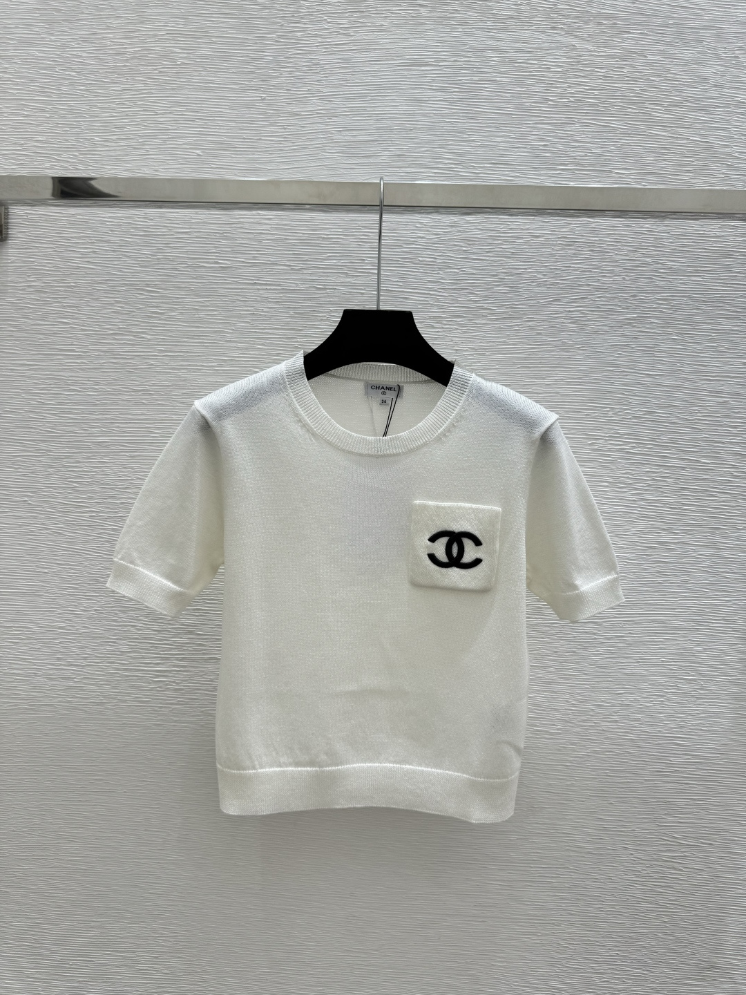 Chrome Hearts CH家 春夏新款 纯色简约圆领针织短袖