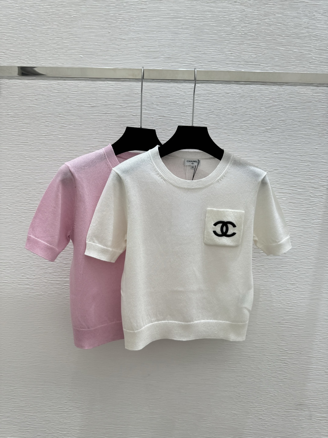 Chrome Hearts CH家 春夏新款 纯色简约圆领针织短袖