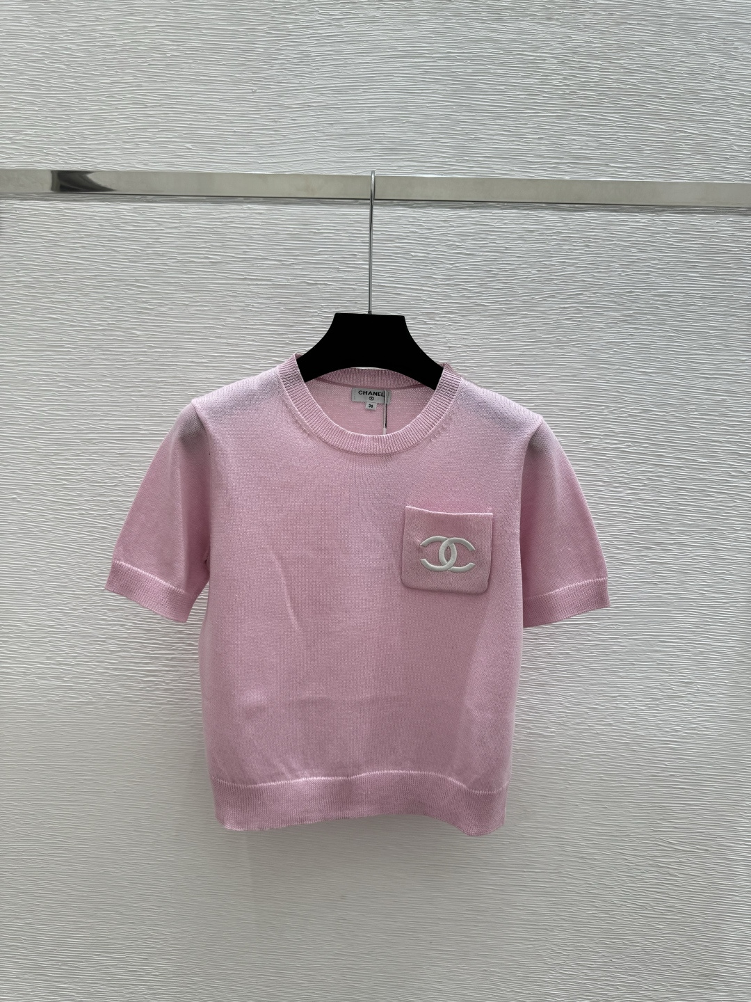 Chrome Hearts CH家 春夏新款 纯色简约圆领针织短袖