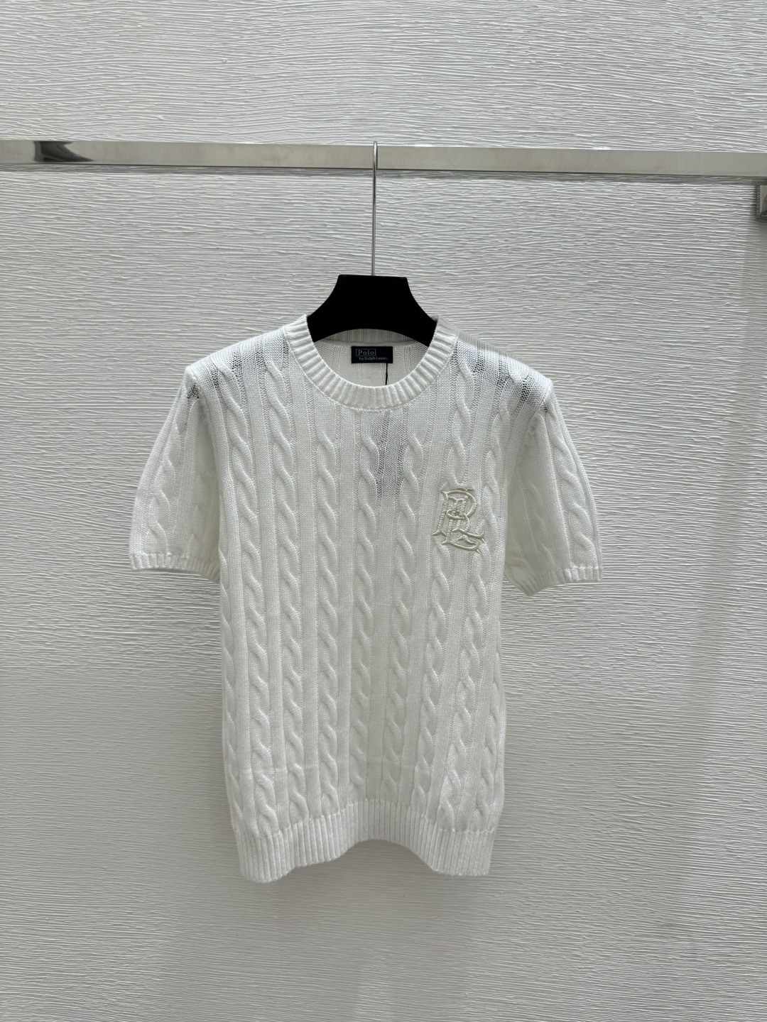 Ralph Lauren PO家 春夏新款 纯色简约圆领针织短袖