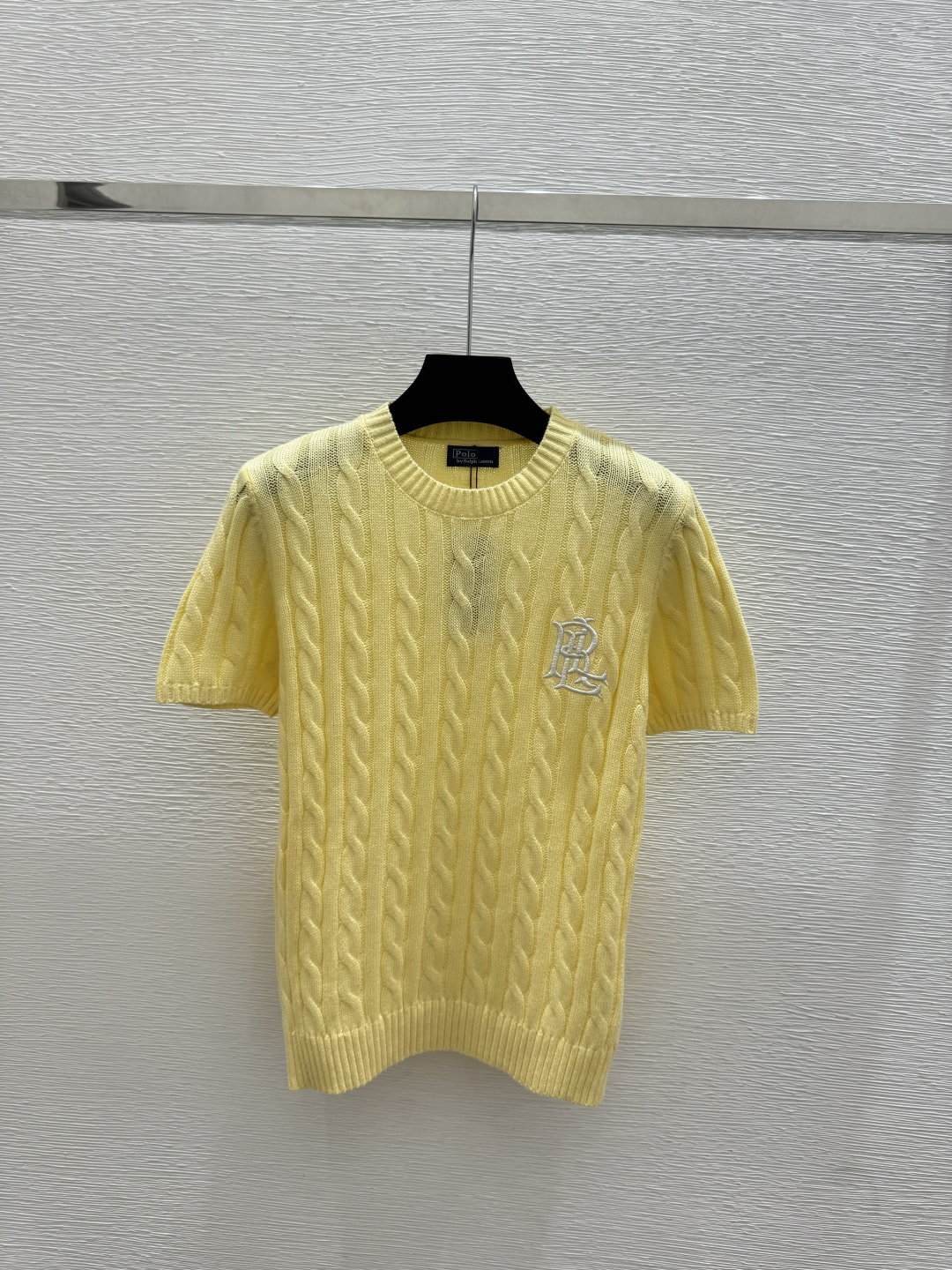 Ralph Lauren PO家 春夏新款 纯色简约圆领针织短袖