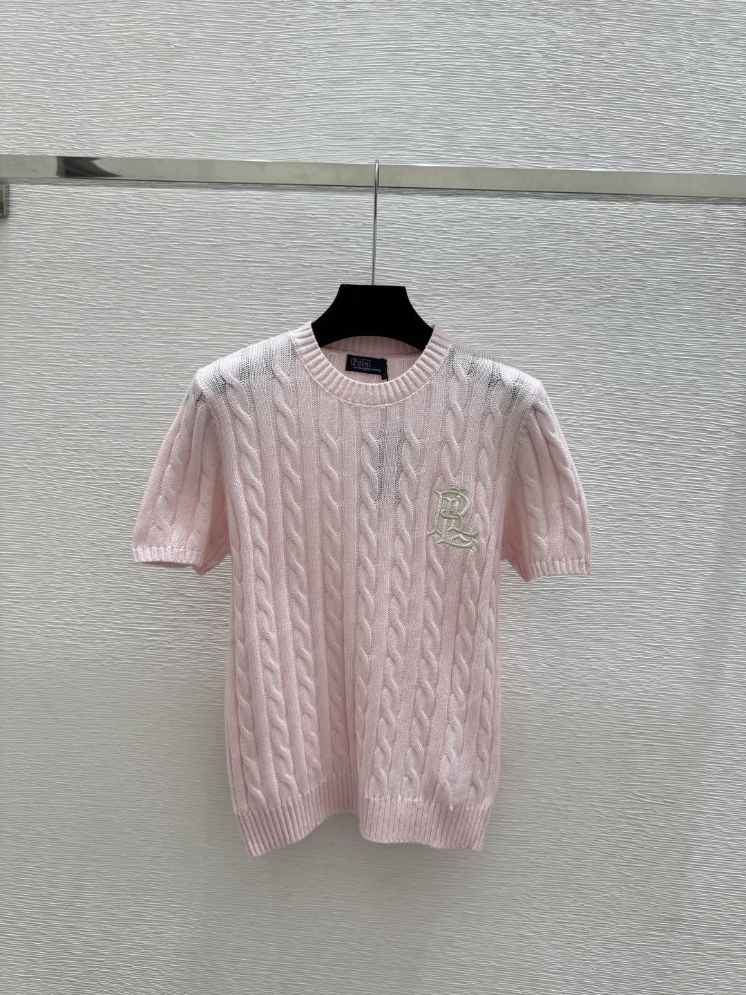 Ralph Lauren PO家 春夏新款 纯色简约圆领针织短袖