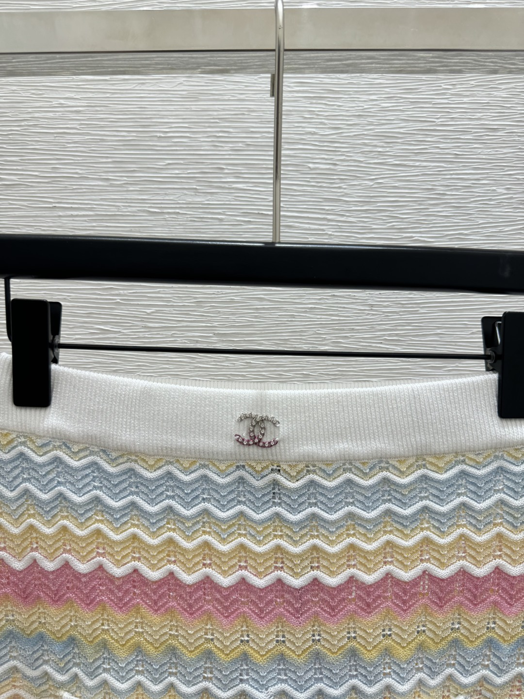 Chrome Hearts CH家 春夏新款 撞色条纹简约针织半裙