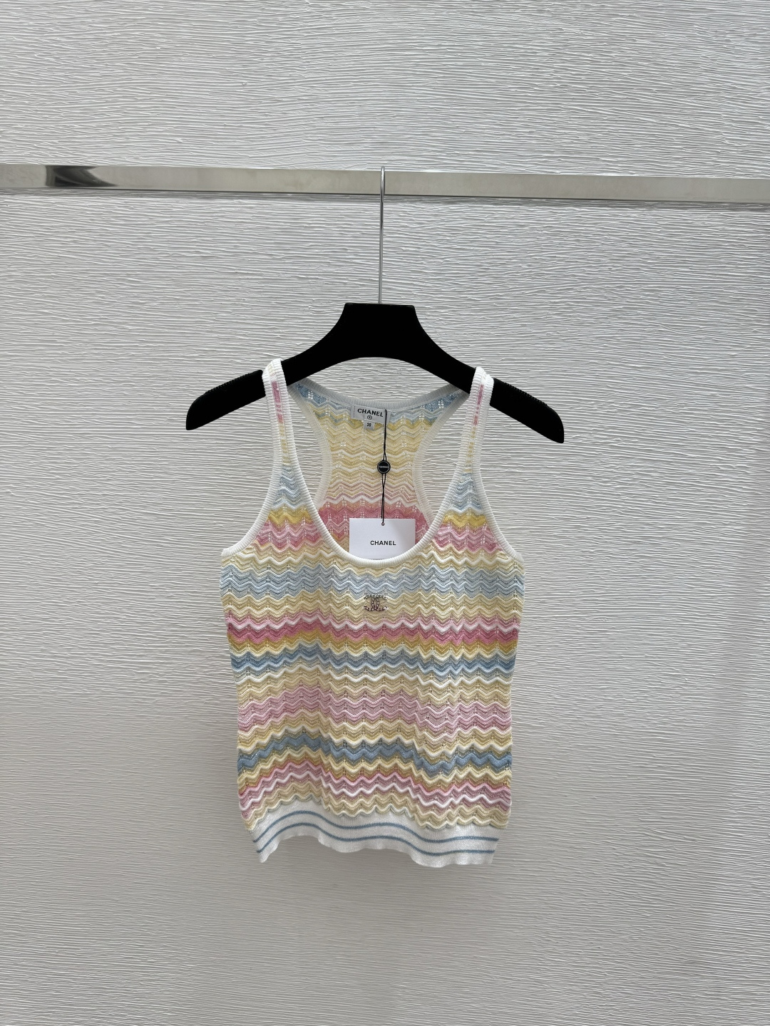 Chrome Hearts CH家 春夏新款 撞色条纹圆领针织背心