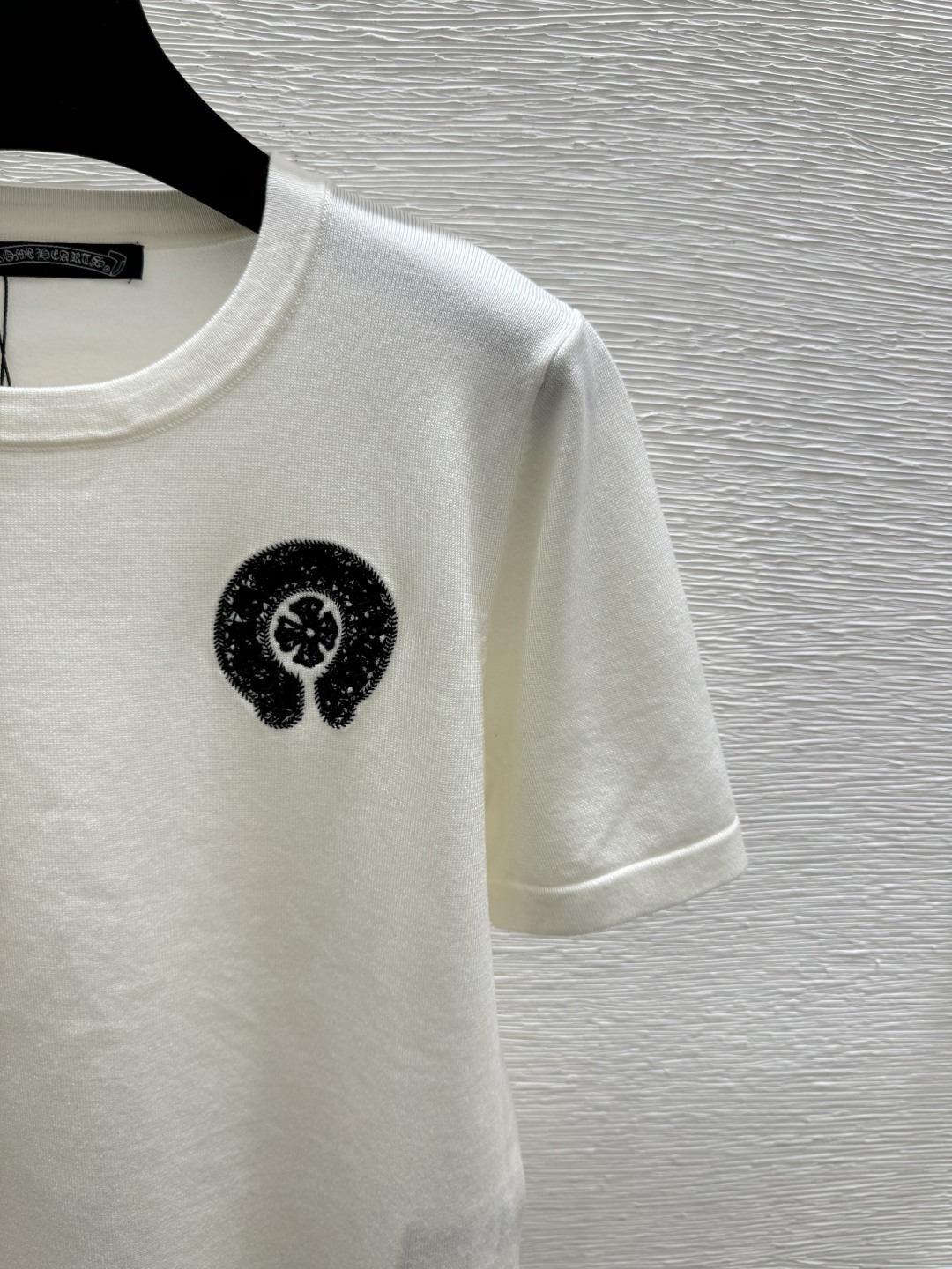 🆕克家🆕 春夏新款 纯色简约圆领针织短袖颜色：白色 黑色尺码：36.38.40